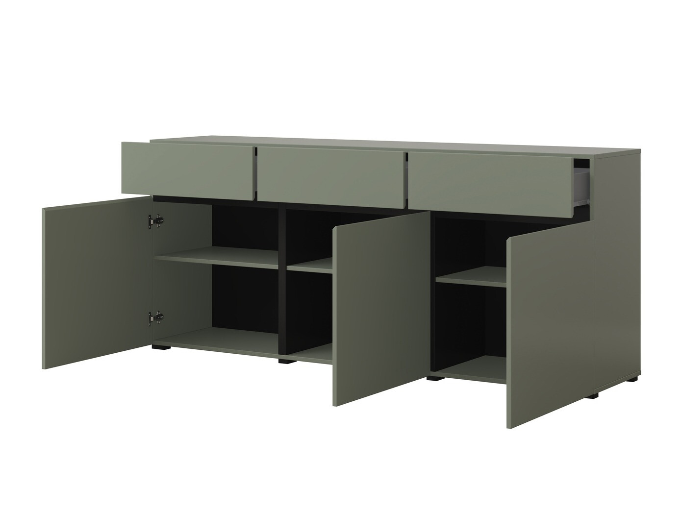 Σετ επίπλων σαλονιού Alfere 106 (Πράσινο)