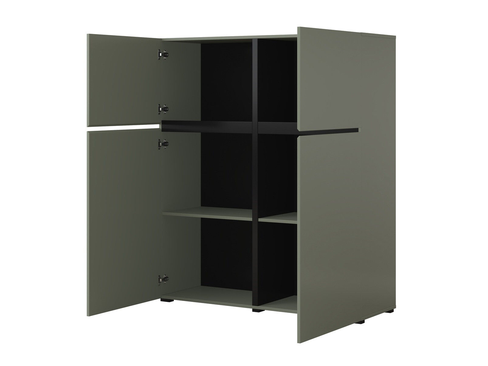 Σετ επίπλων σαλονιού Alfere 106 (Πράσινο)