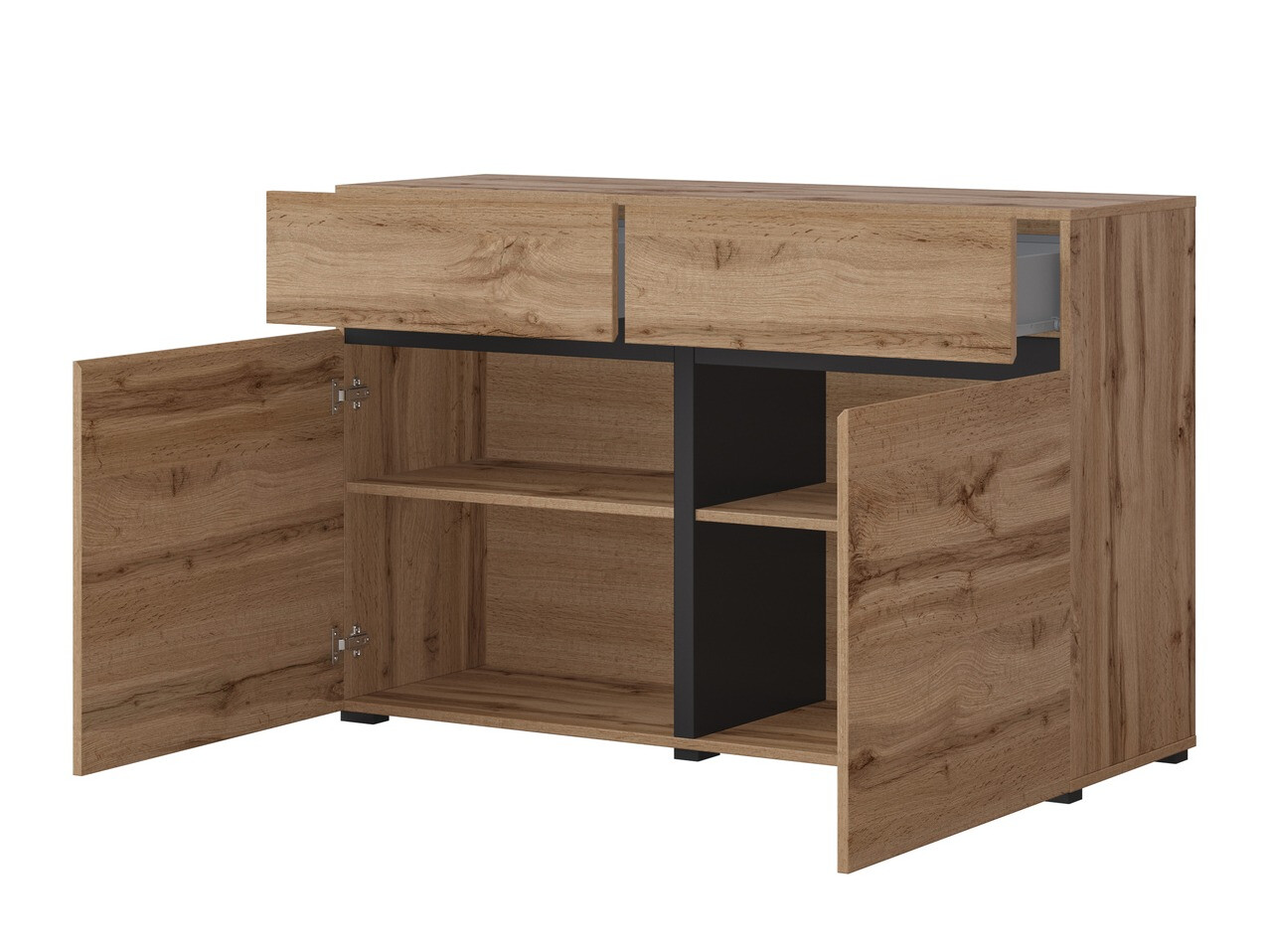 Σετ επίπλων σαλονιού Alfere 107 (Δρυς wotan)