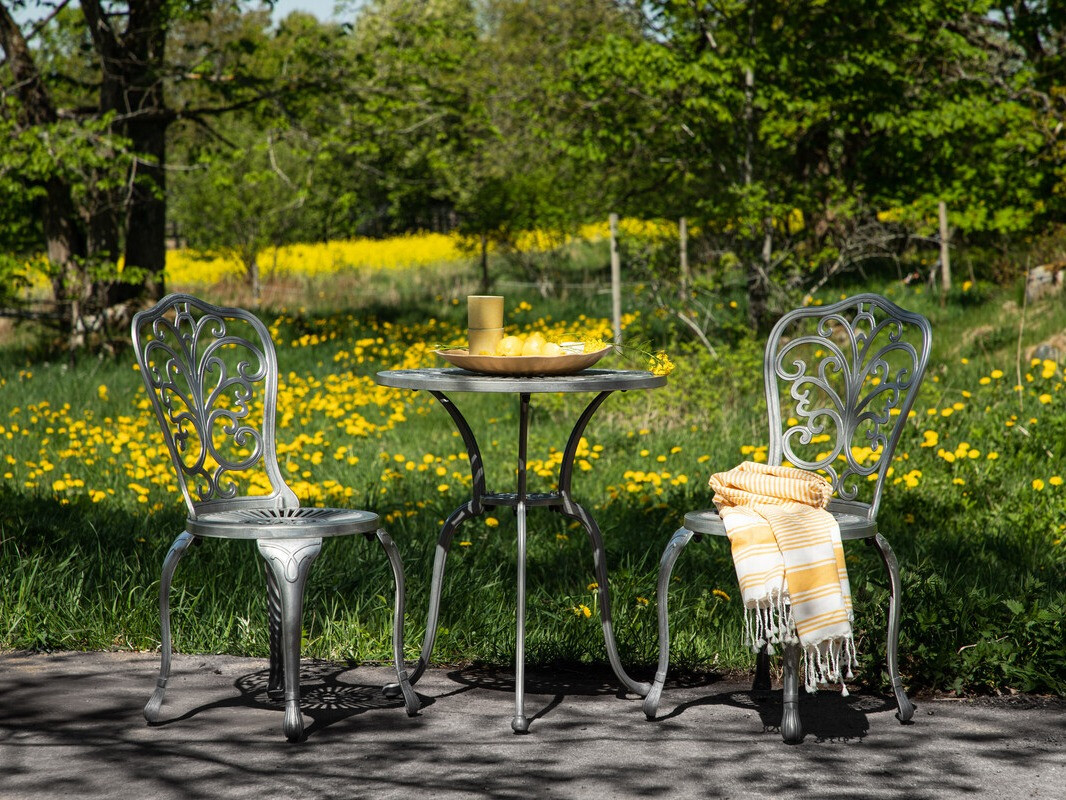 Σετ επίπλων μπαλκονιού Dallas 4462 (Ασημί)