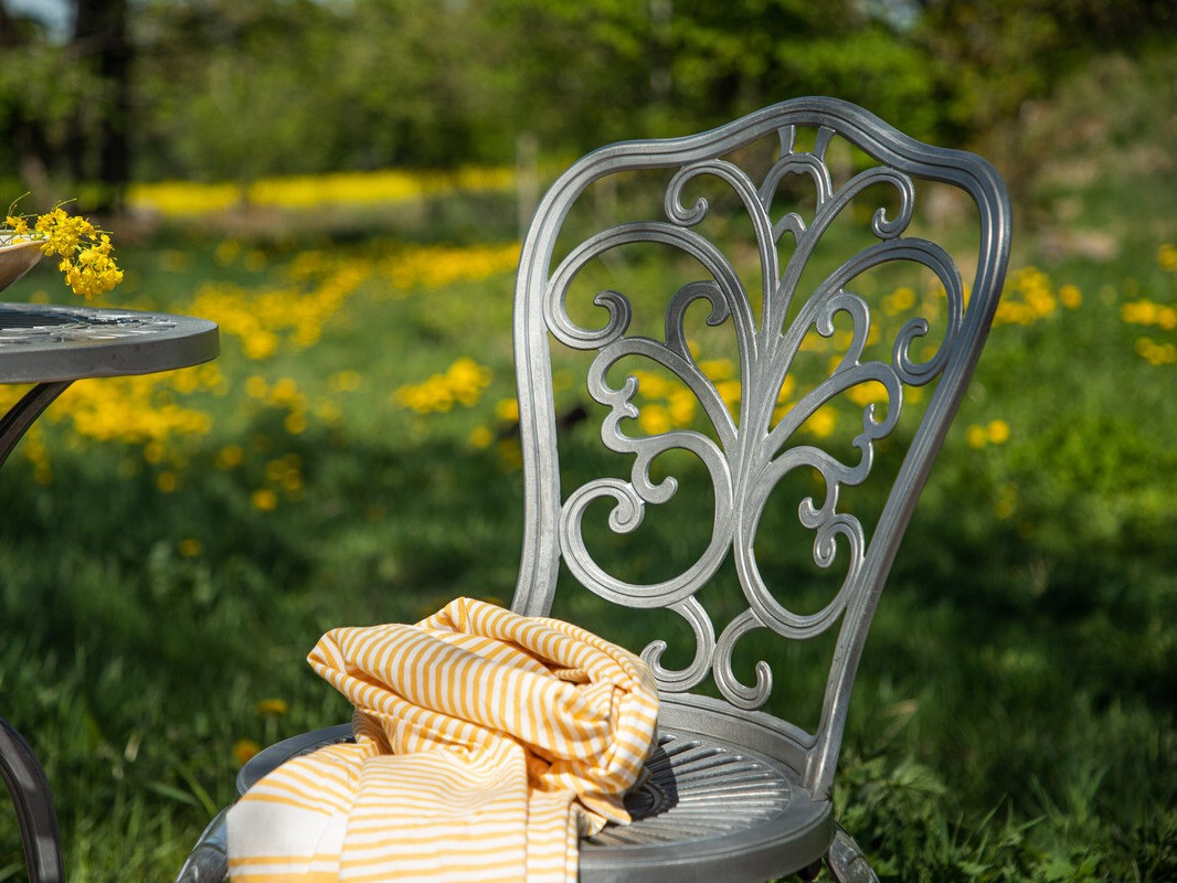 Σετ επίπλων μπαλκονιού Dallas 4462 (Ασημί)