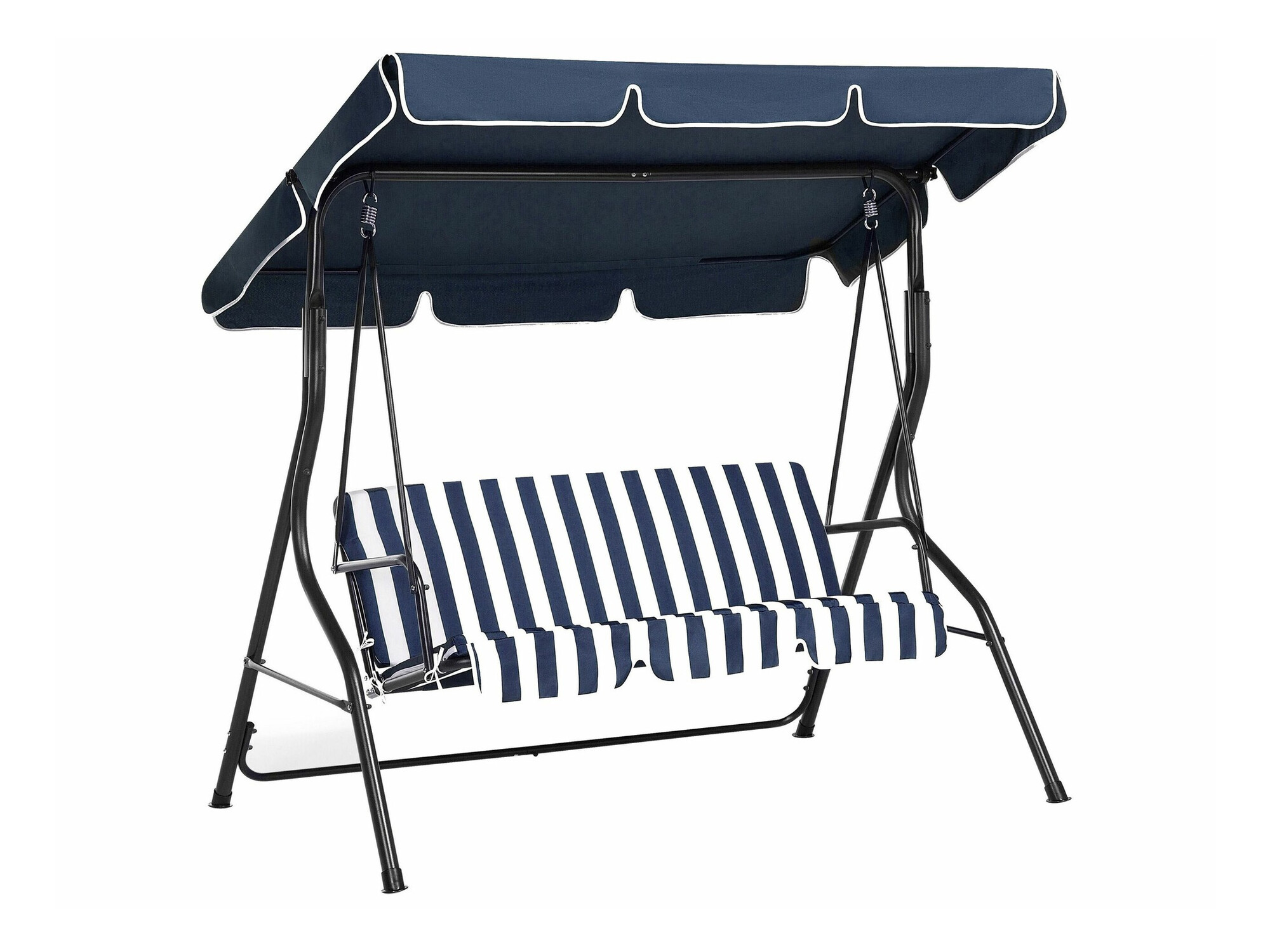 Outdoor swing Berwyn 1871 (White + Blue)