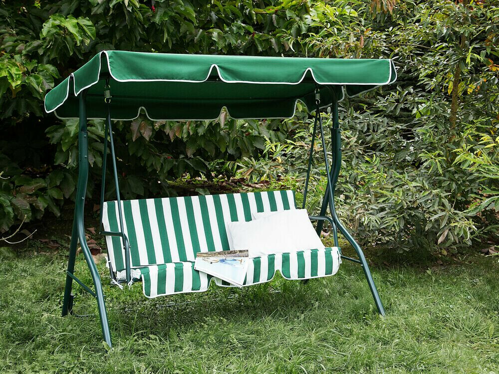 Outdoor swing Berwyn 1871 (White + Green)