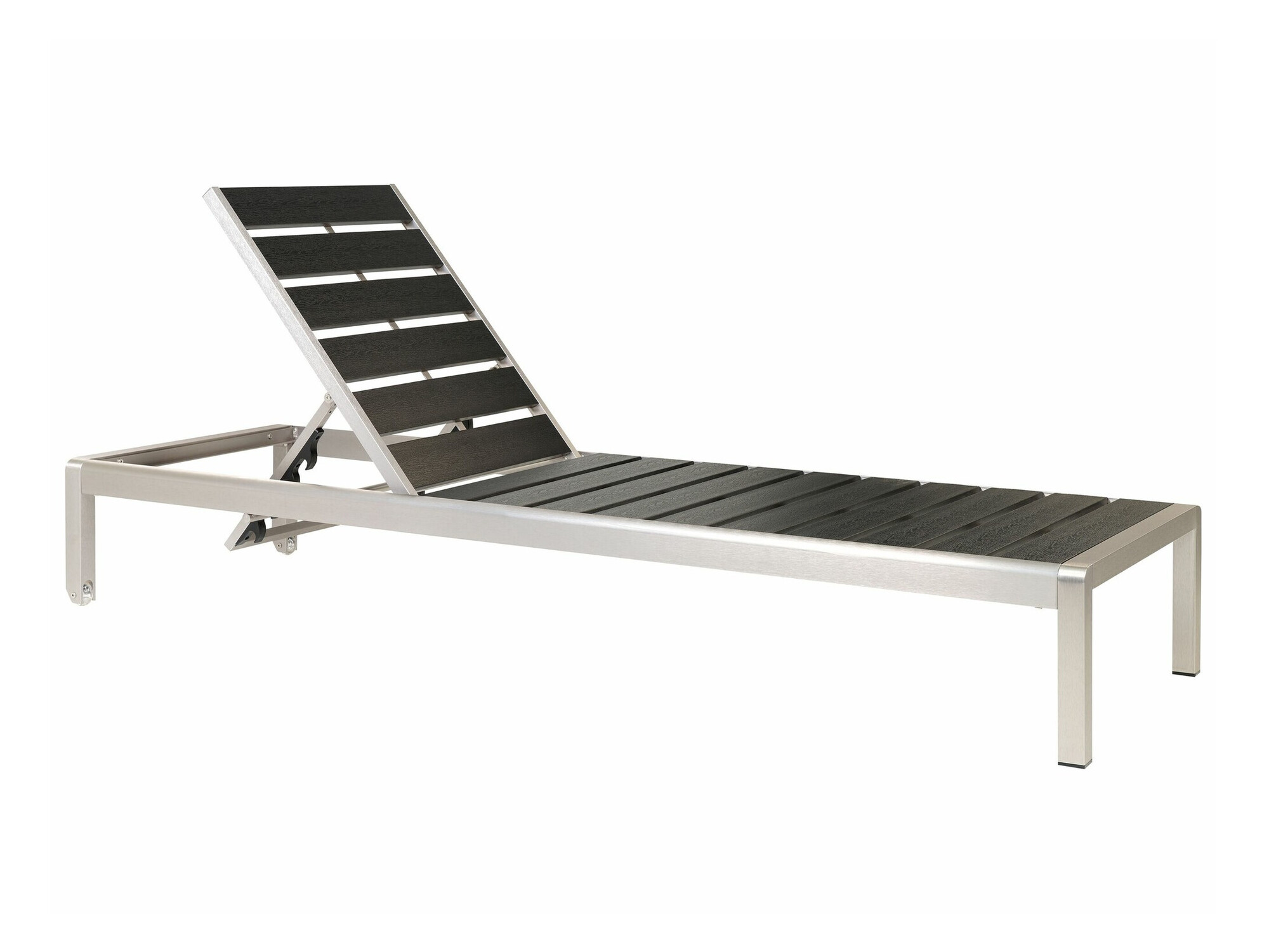 Outdoor sunbed Berwyn 1898 (Black + Silver)
