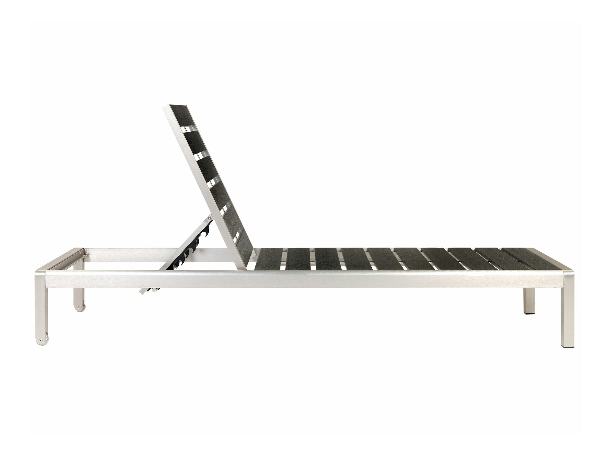 Outdoor sunbed Berwyn 1898 (Black + Silver)