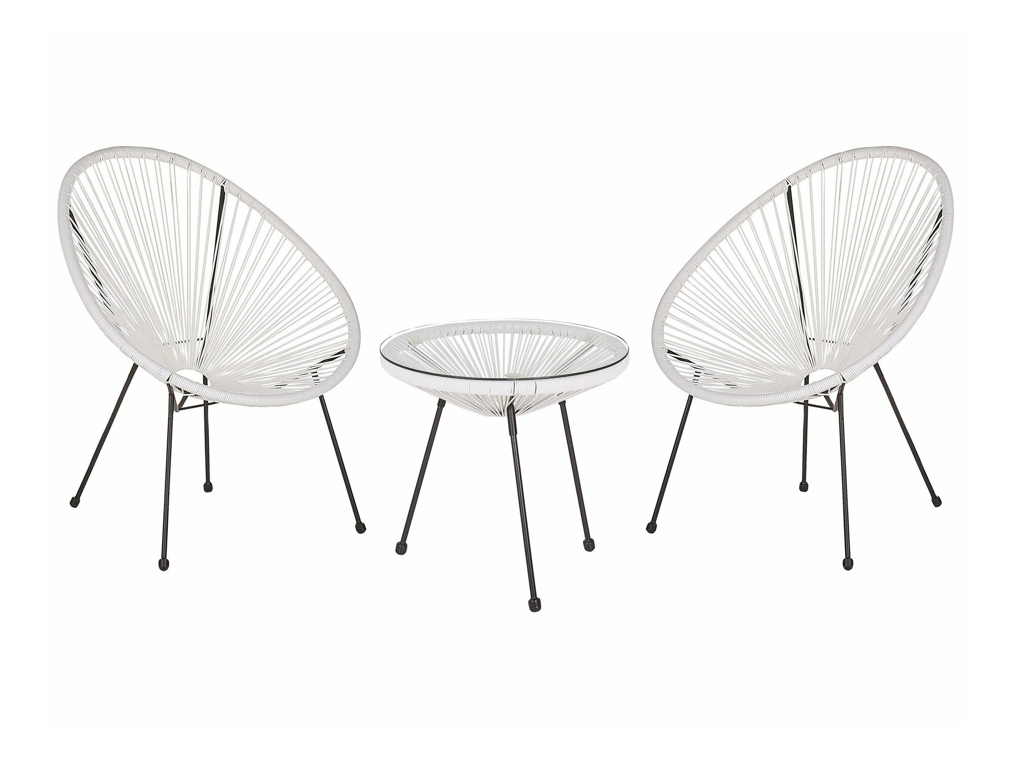 Σετ επίπλων μπαλκονιού Berwyn 1921 (Άσπρο)