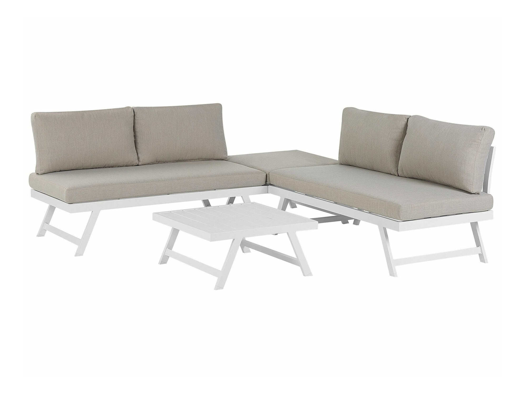 Σετ επίπλων εξωτερικού χώρου Berwyn 1960 (Άσπρο)