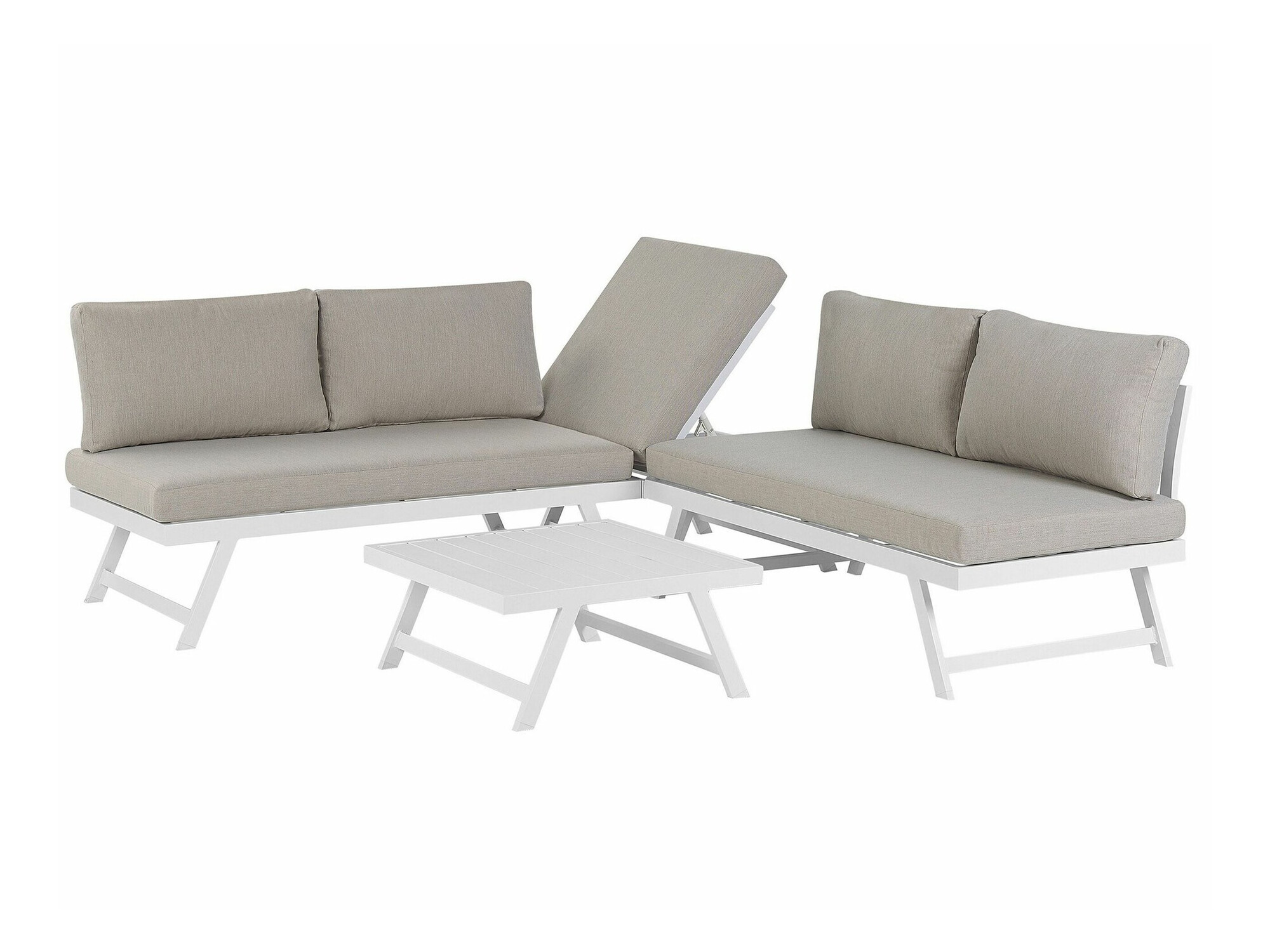 Σετ επίπλων εξωτερικού χώρου Berwyn 1960 (Άσπρο)