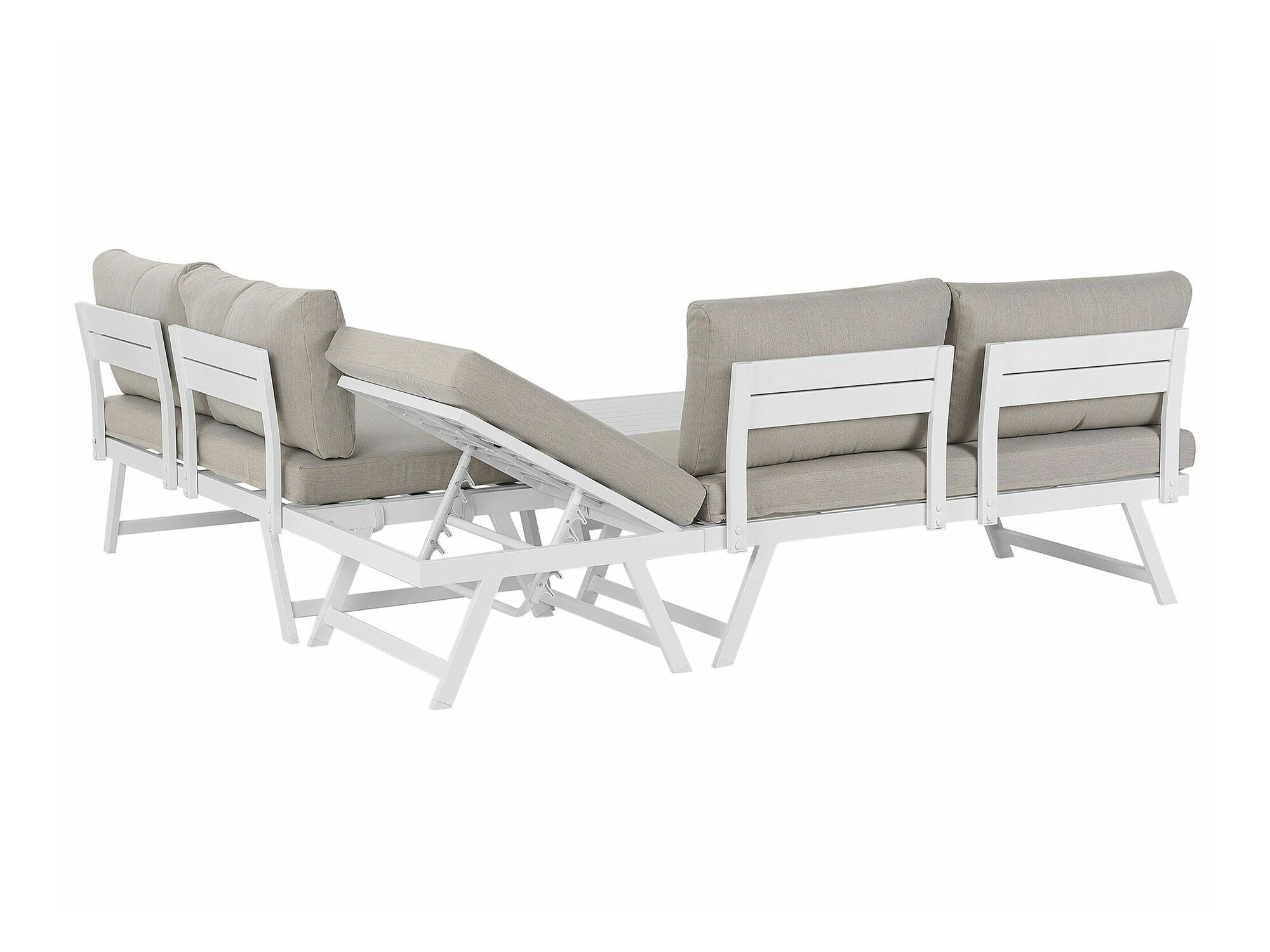 Σετ επίπλων εξωτερικού χώρου Berwyn 1960 (Άσπρο)