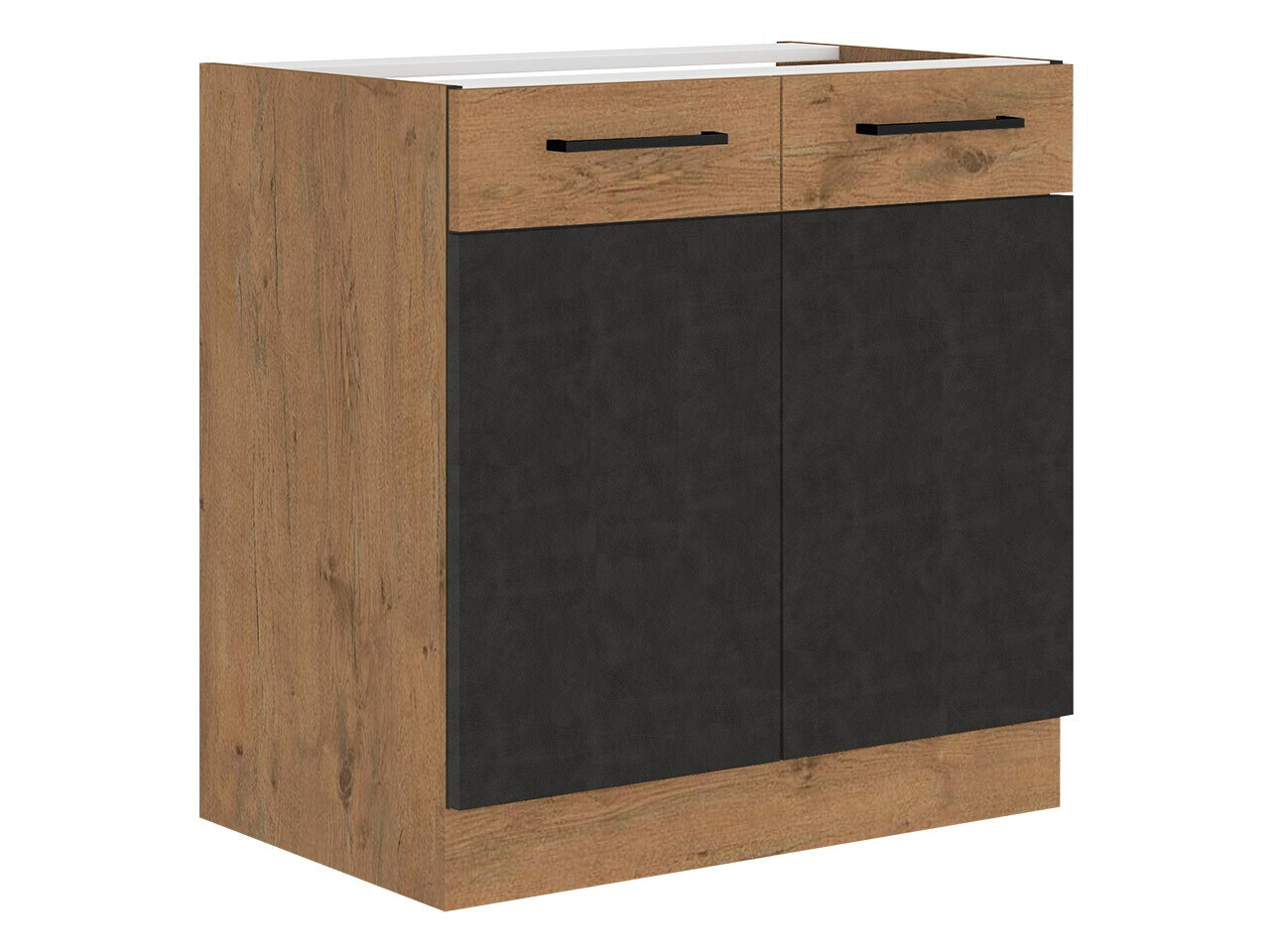 Modular sink cabinet with doors Wood Grey 108
