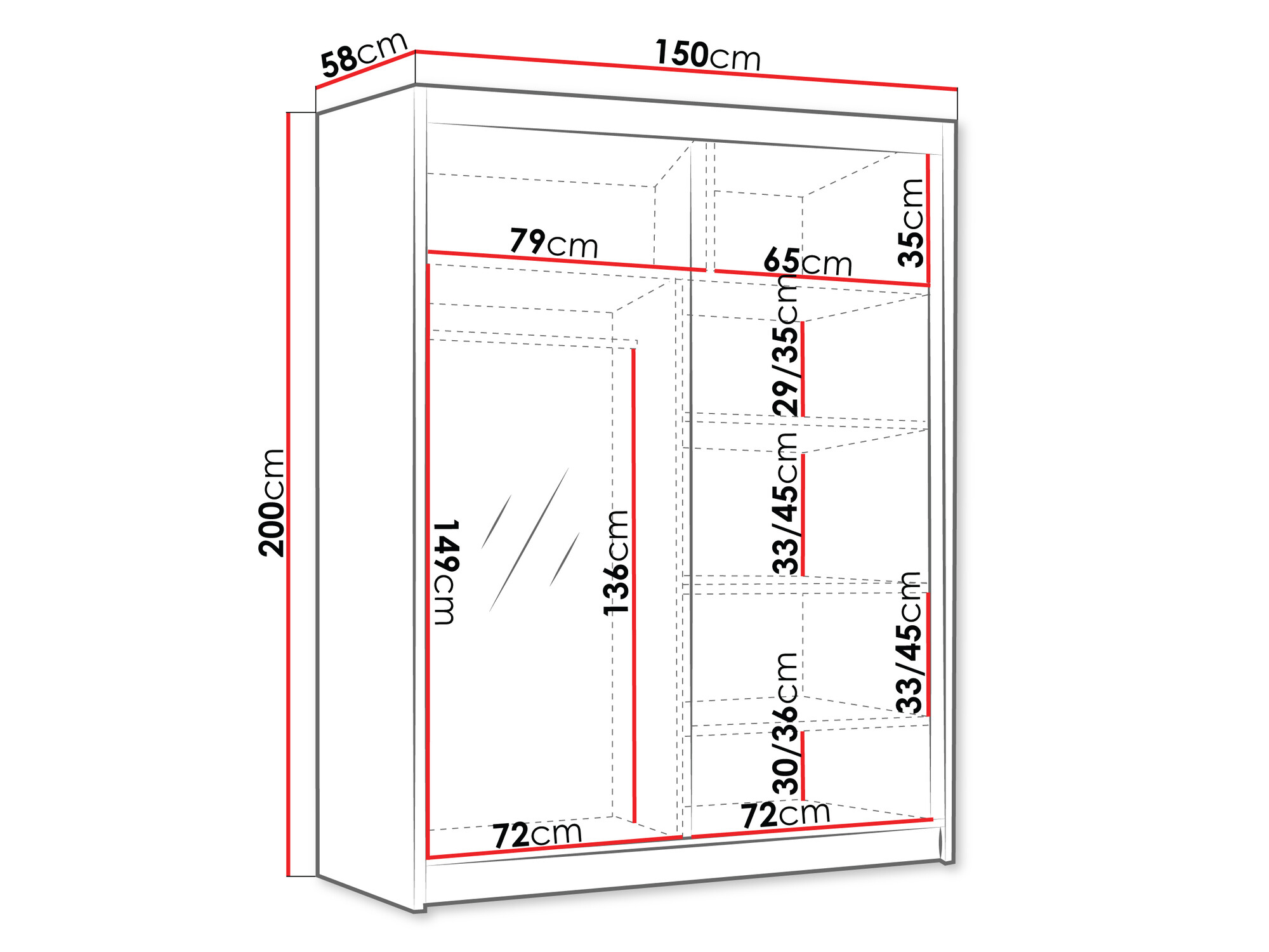 Ντουλάπα Closico Capsa III (Κασμίρι)