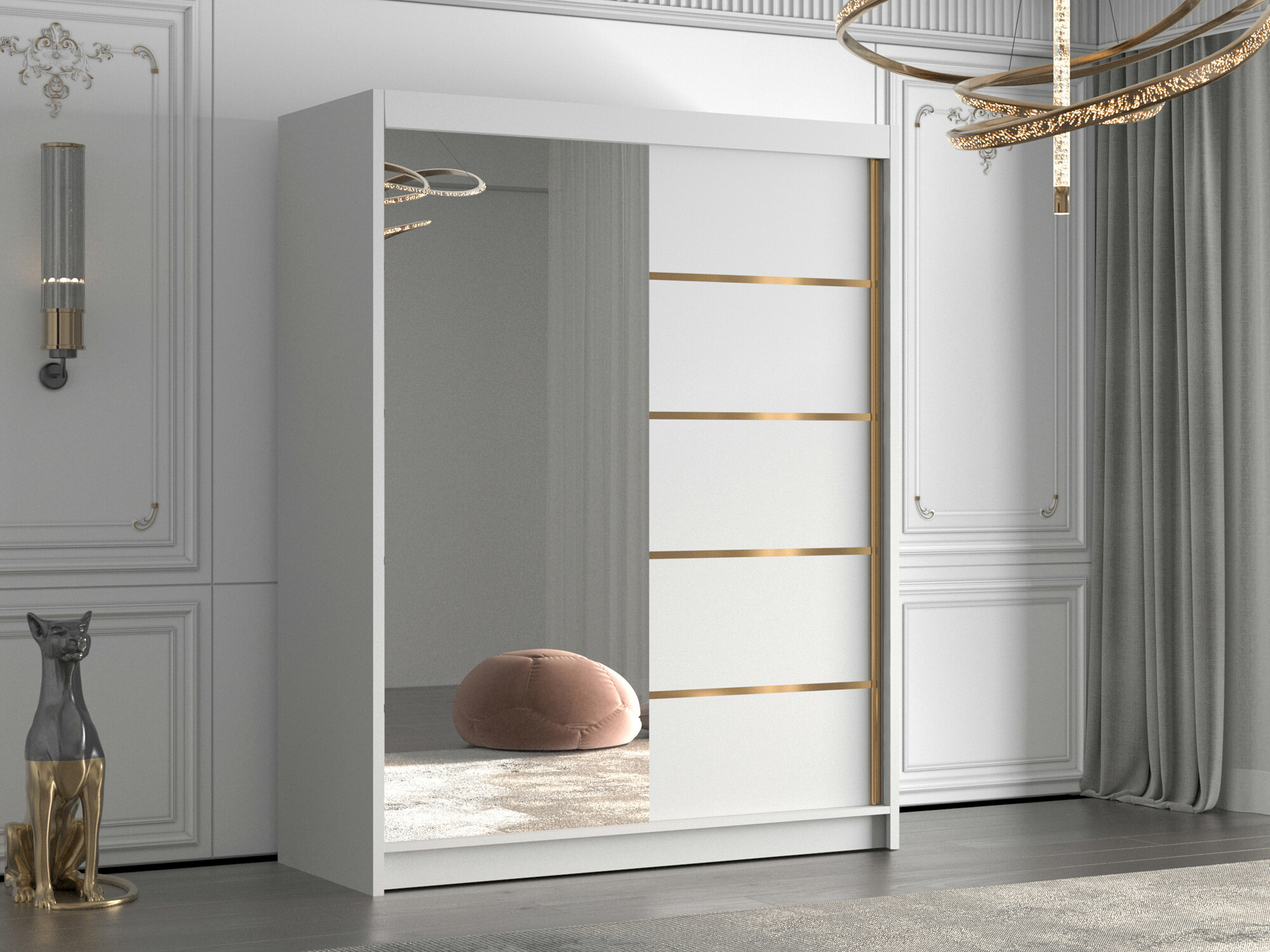 Wardrobe Closico Capsa III (White)