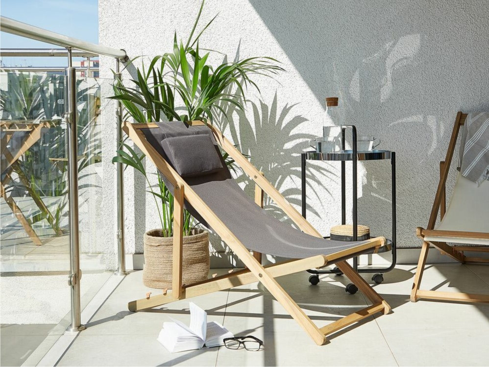 Ξαπλώστρα εξωτερικού χώρου Berwyn 1962 (Γκρι)