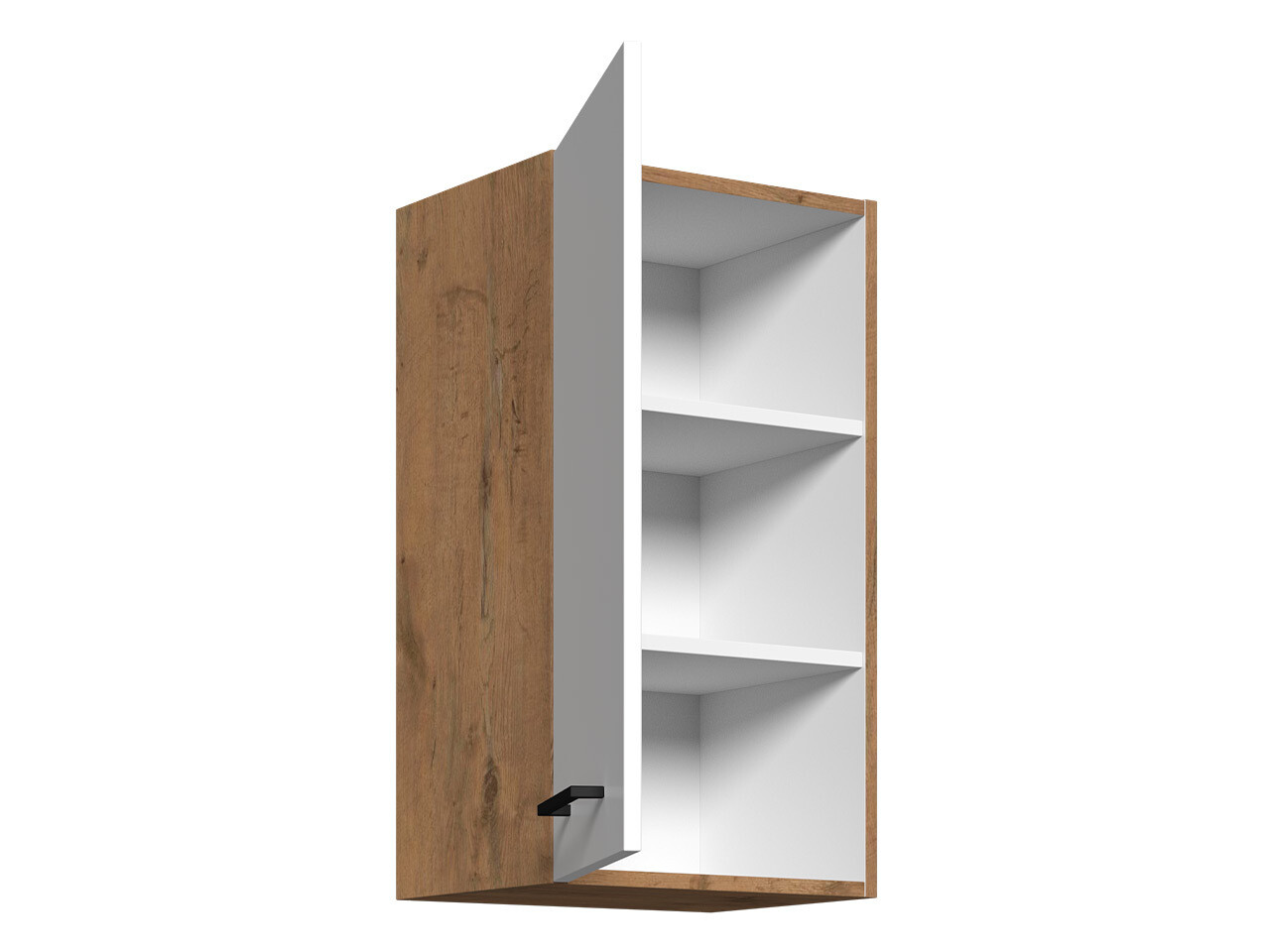 Modular wall cabinet Wood Grey 118