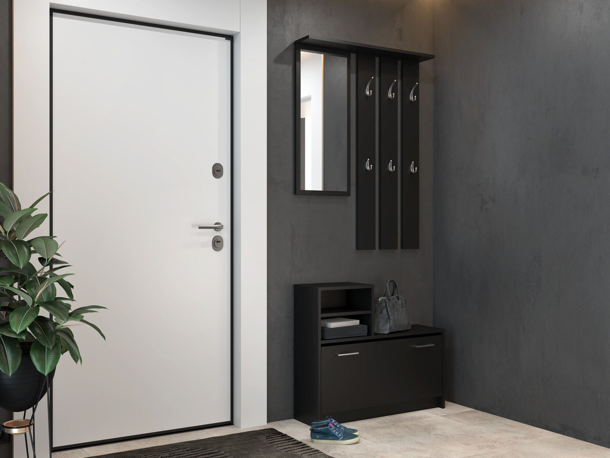 Hallway set Mandeville 144 (Black)