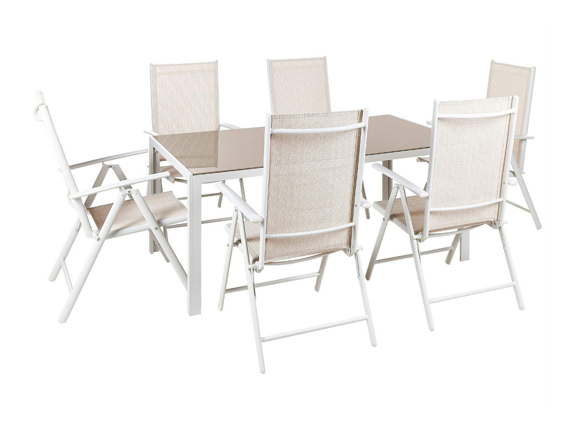 Σετ Τραπέζι και καρέκλες Berwyn 1970 (Μπεζ)