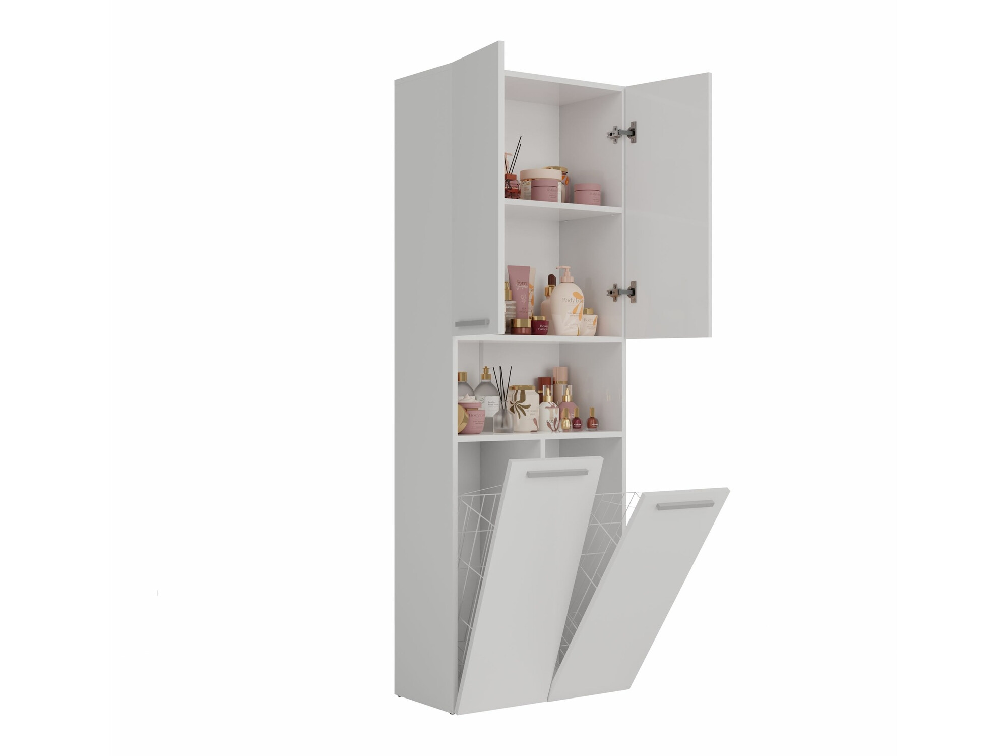 Όρθιο ντουλάπι μπάνιου Nolmaru 103 (Άσπρο)