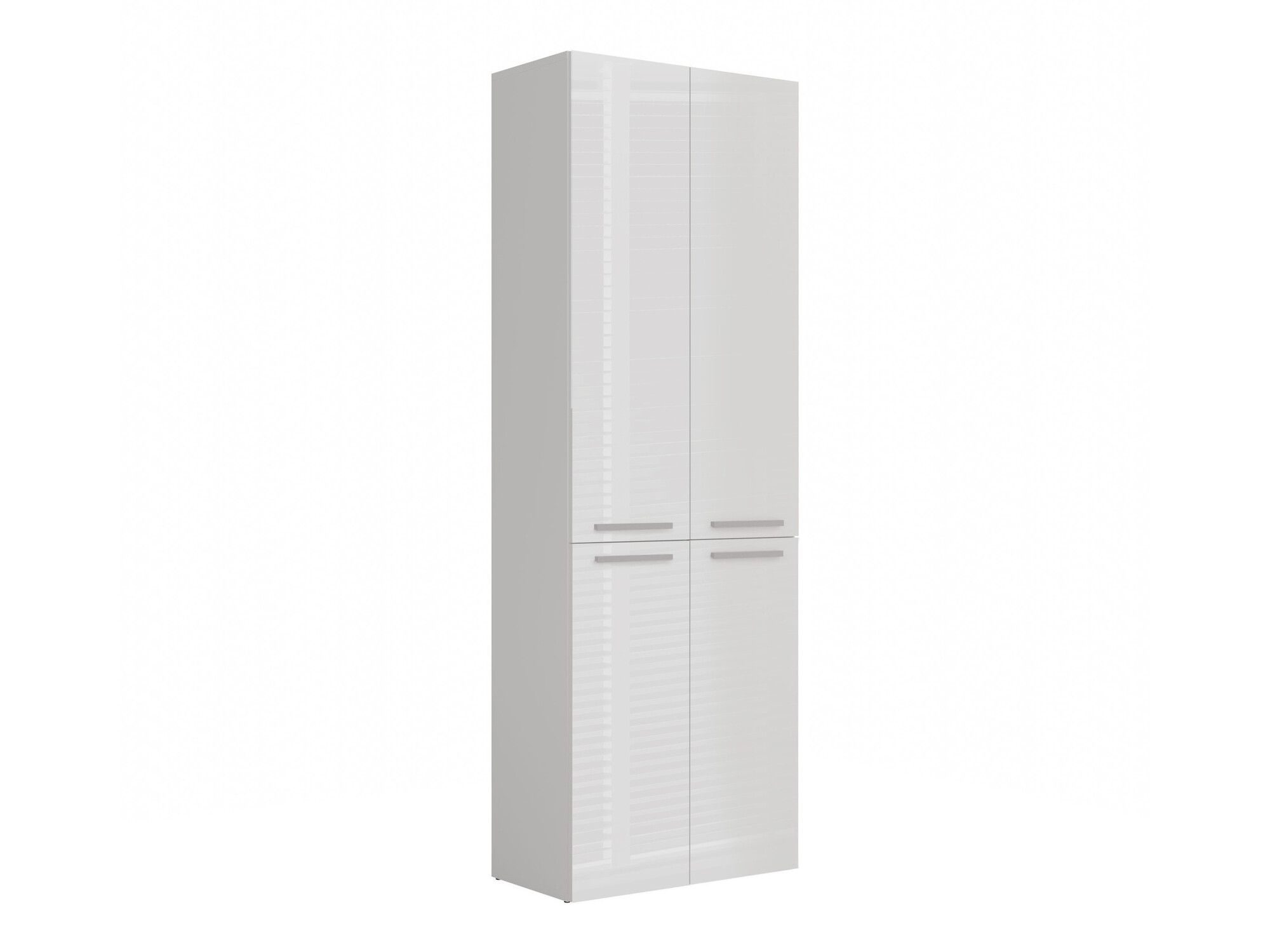 Standing bathroom cabinet Nolmaru 100 (White + Glossy white)