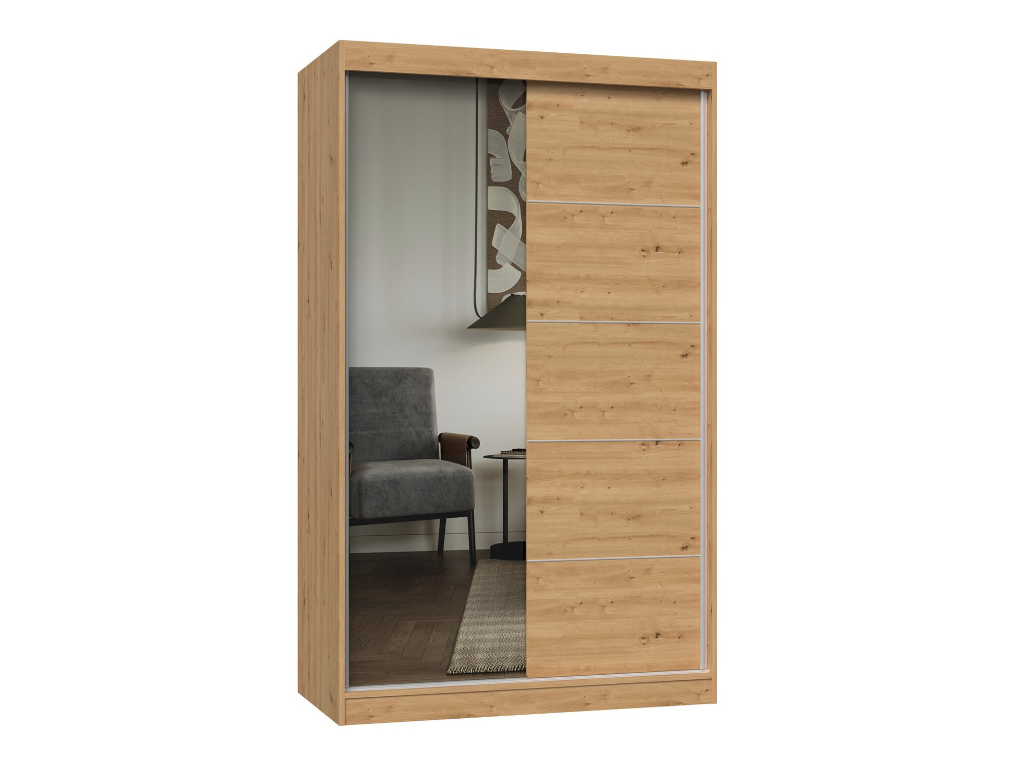 Wardrobe Mandeville 157 (Artisan oak)