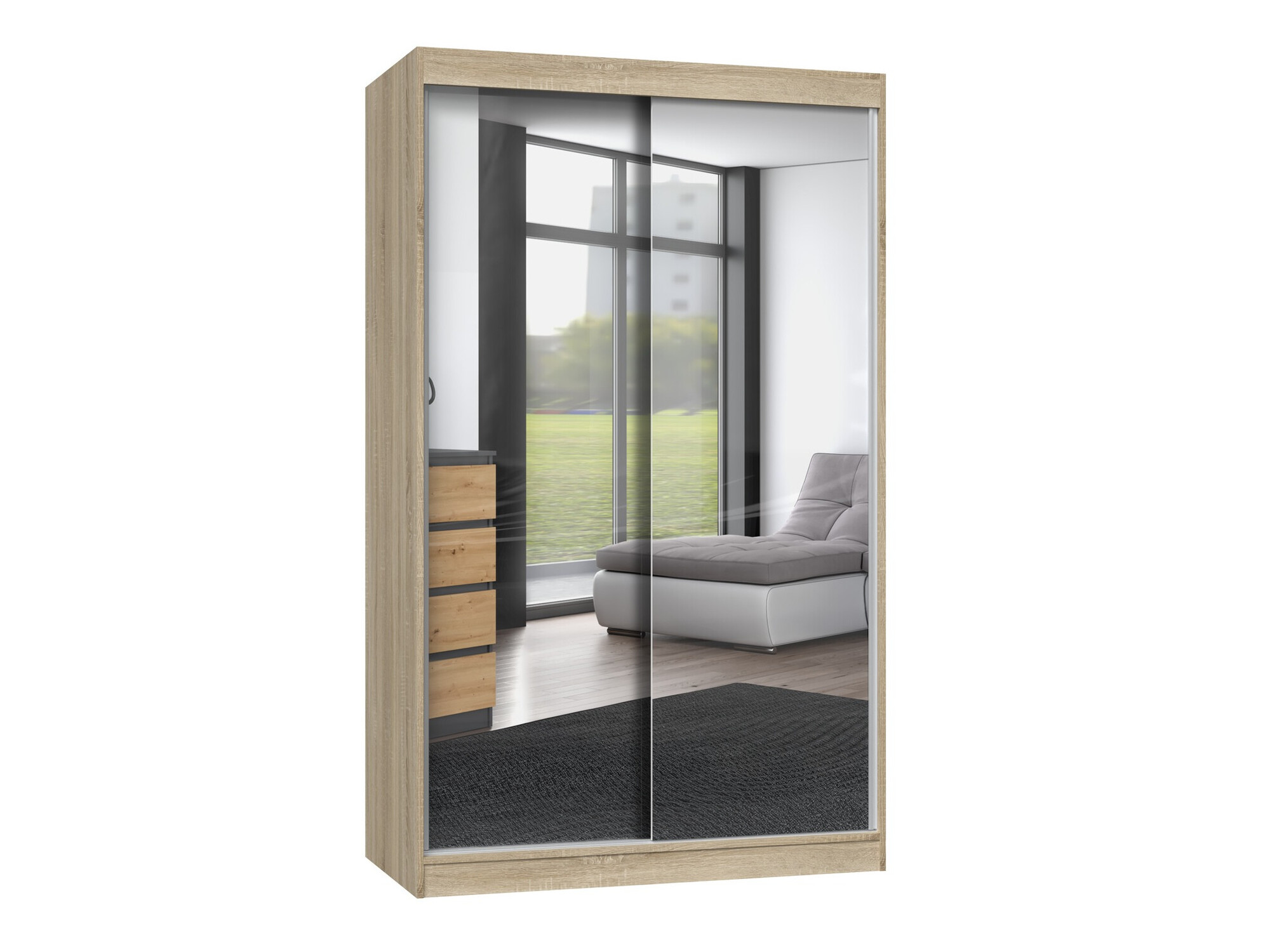 Wardrobe Mandeville 158 (Sonoma oak)