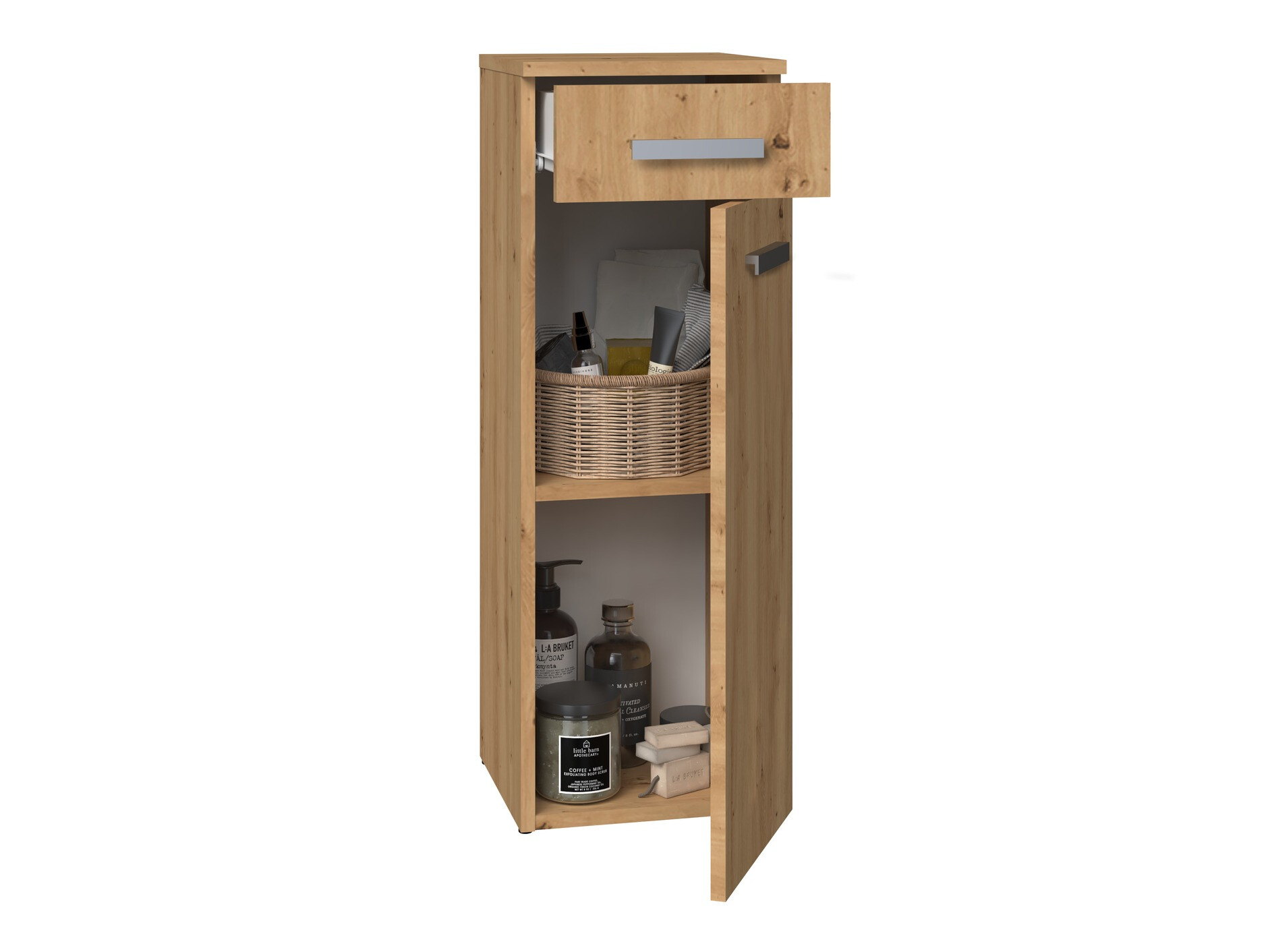 Standing bathroom cabinet Nolmaru 109 (Artisan oak)