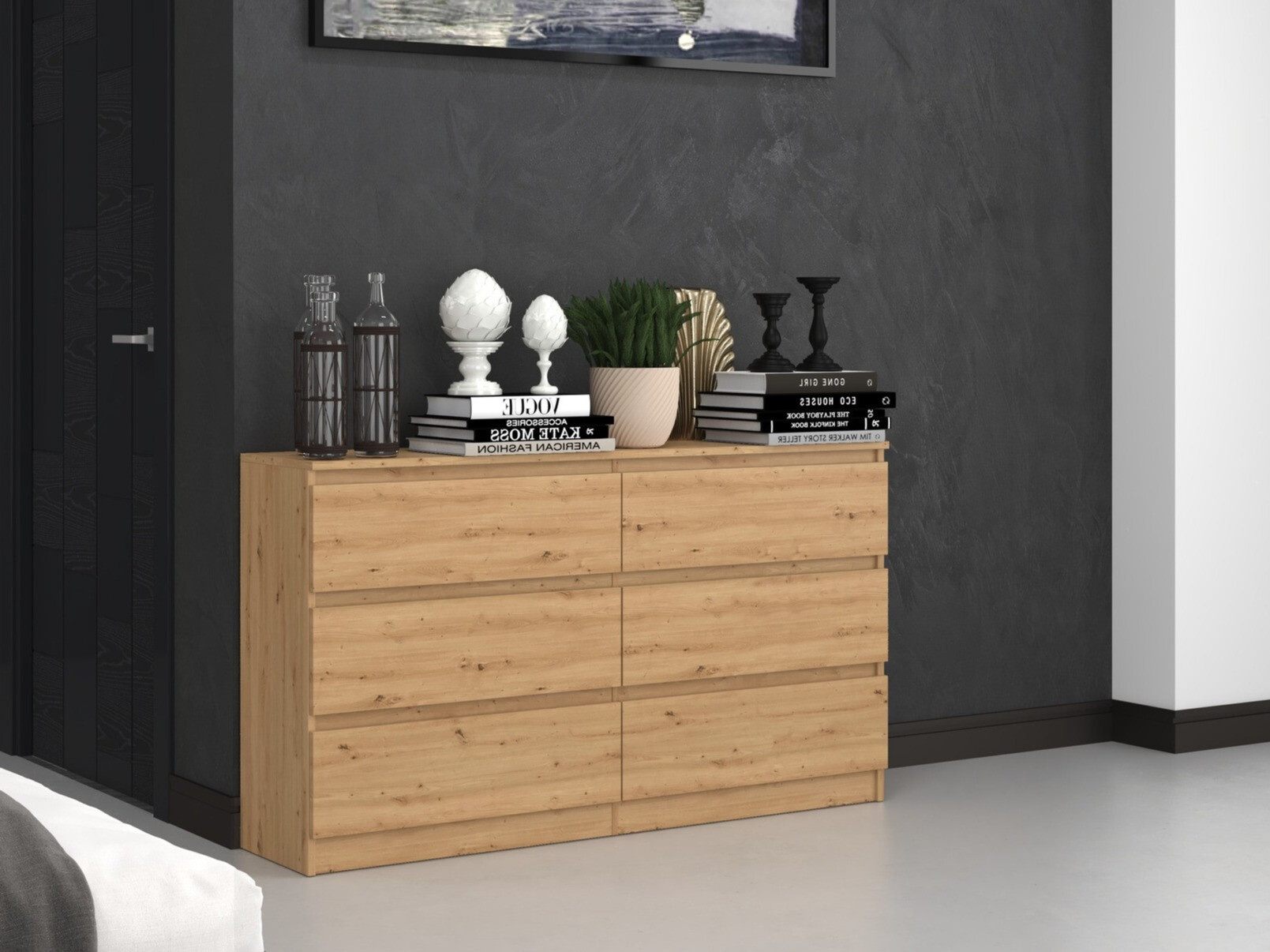 Chest of drawers Elbvelu 102 (Artisan oak)