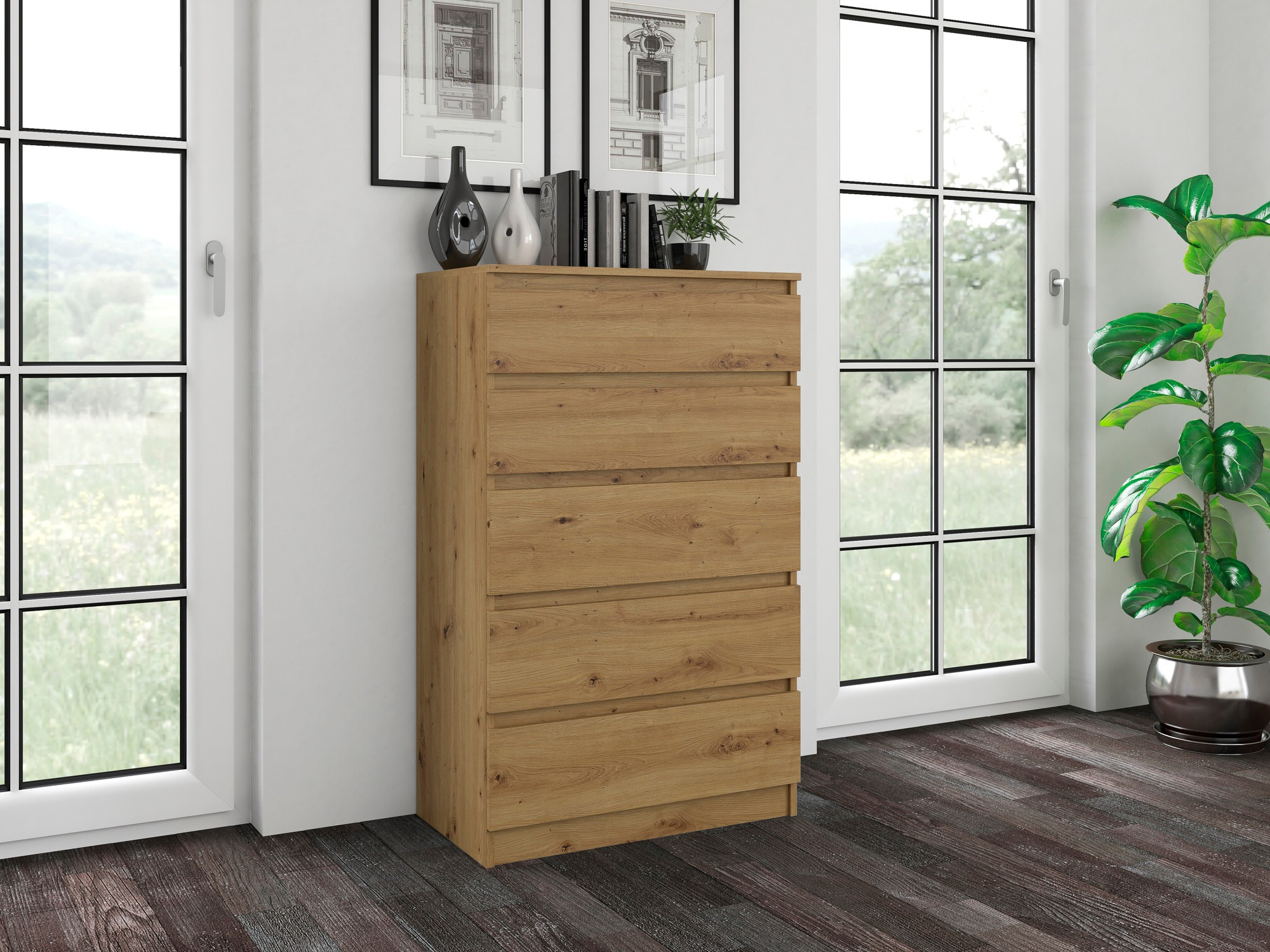 Συρταριέρα Elbvelu 104 (Artisan βελανιδιά)