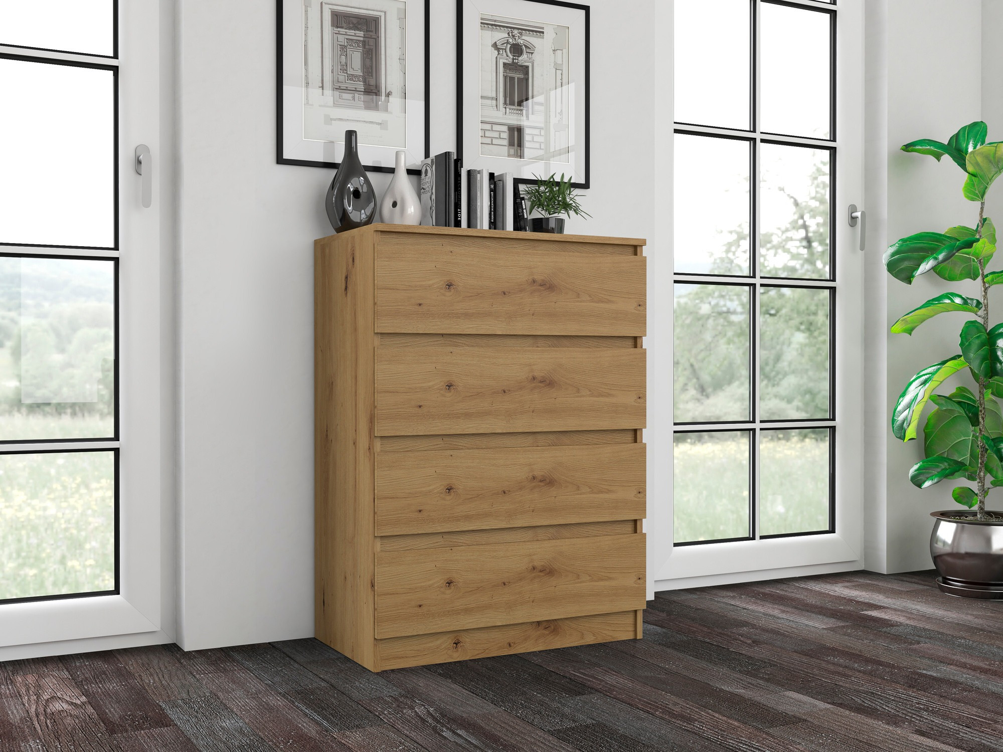 Συρταριέρα Elbvelu 105 (Artisan βελανιδιά)