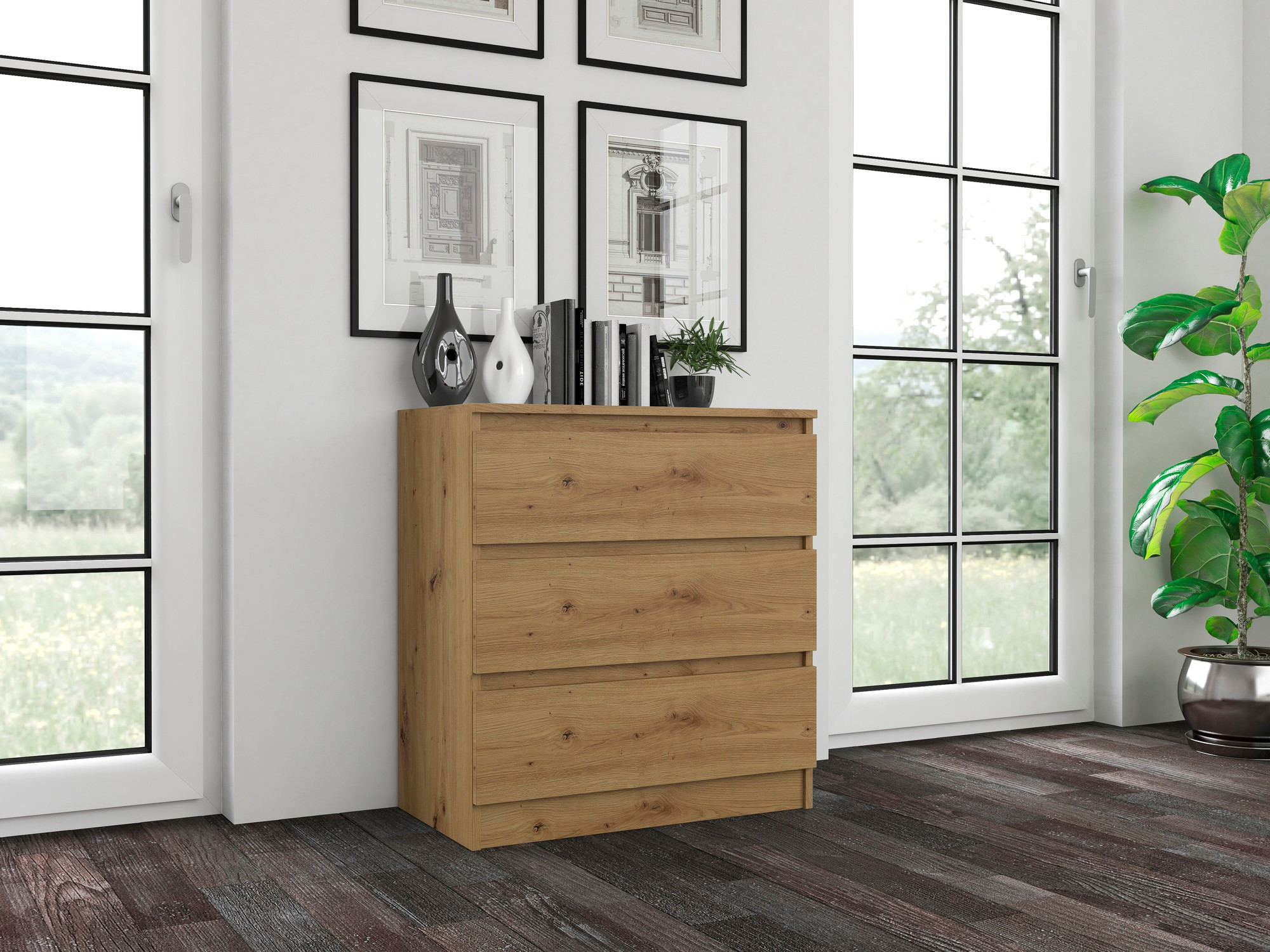 Συρταριέρα Elbvelu 106 (Artisan βελανιδιά)