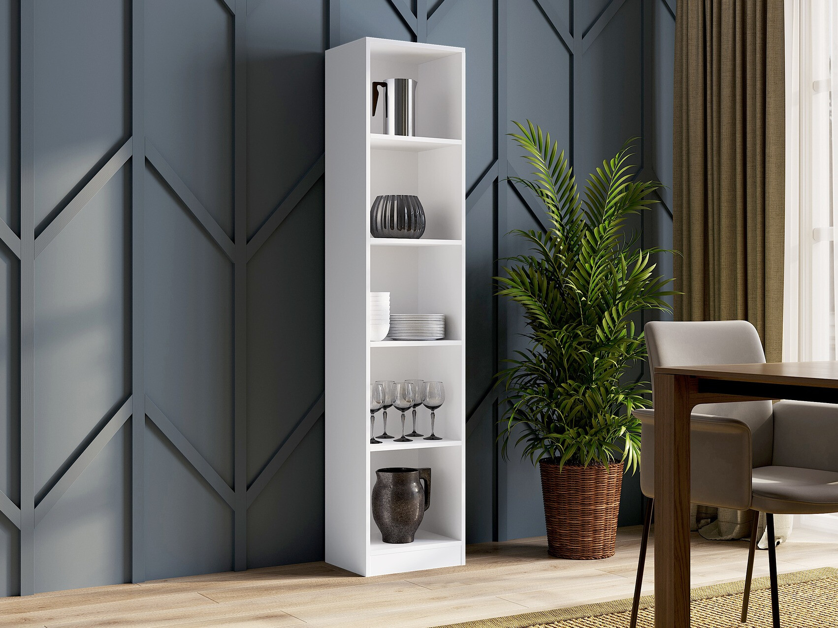 Βιβλιοθήκη Mandeville 183 (Άσπρο)