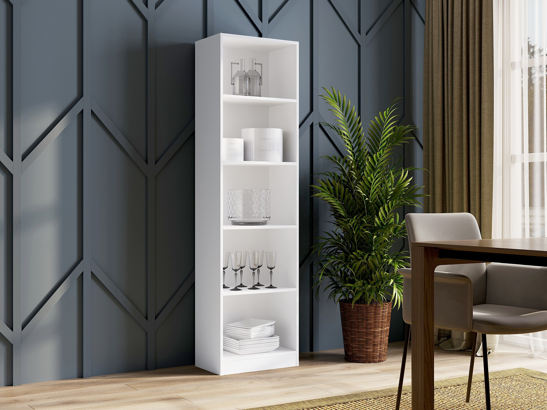 Βιβλιοθήκη Mandeville 188 (Άσπρο)