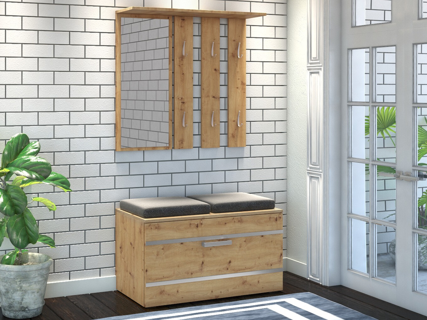 Coat rack Mandeville 180