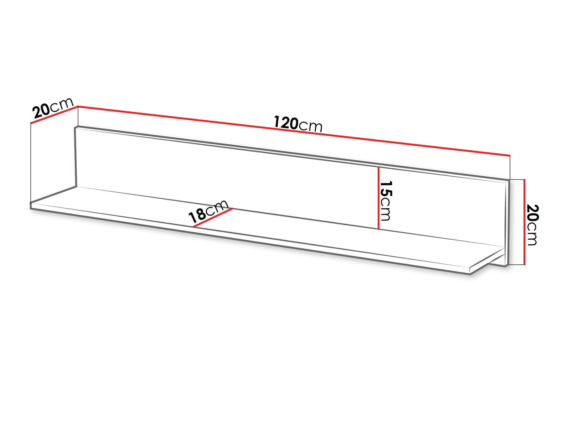 Ράφι τοίχου Studium