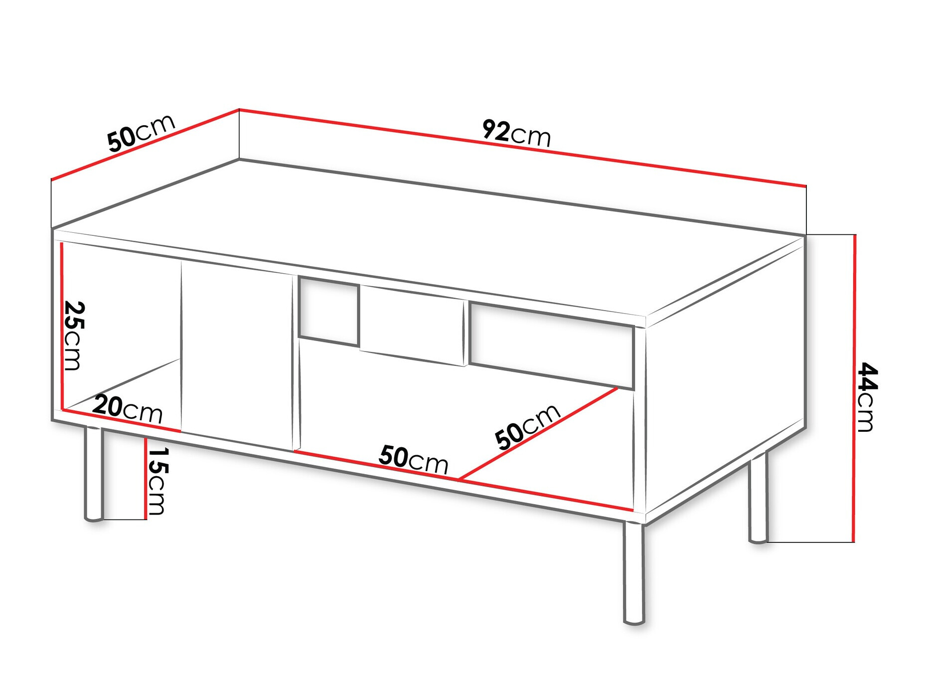 Τραπεζάκι σαλονιού Studium