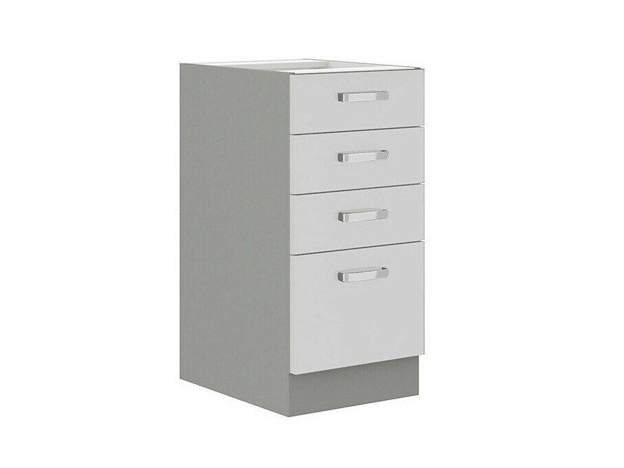 Modular cabinet with drawers Multi White 122