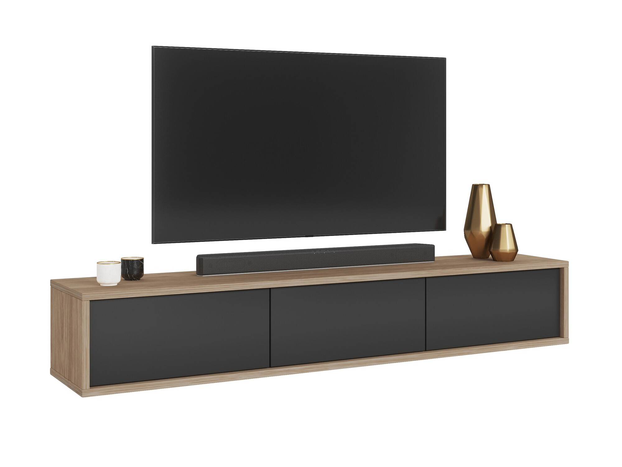 TV stand Austin 324 (Oak + Anthracite)