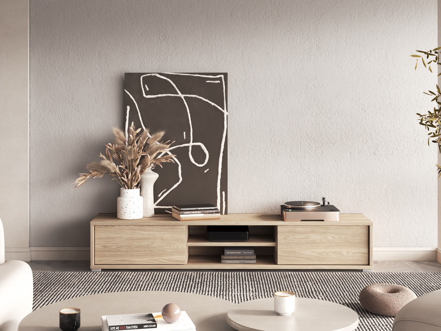 TV stand Austin 326 (Oak)