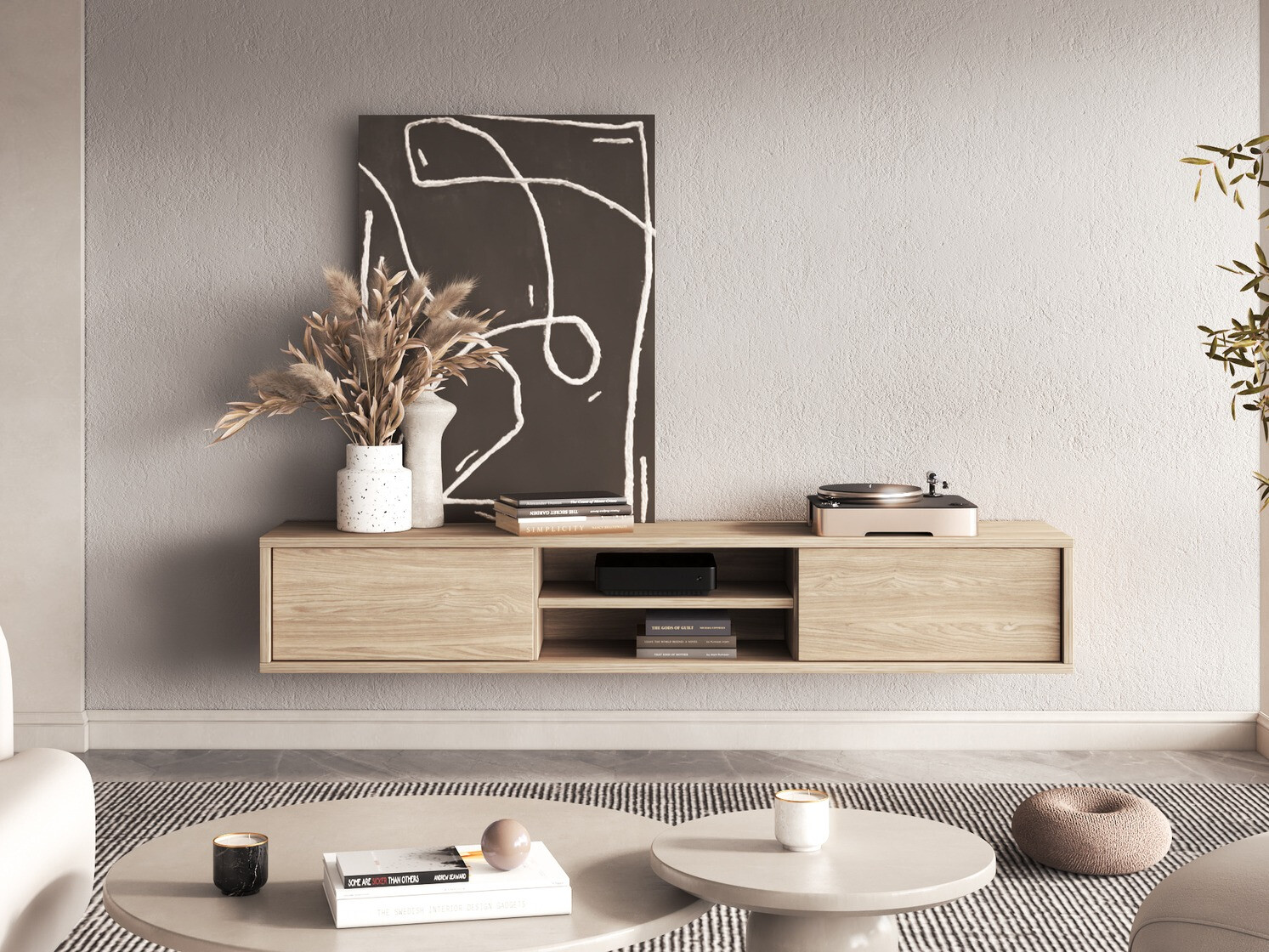 TV stand Austin 326 (Oak)