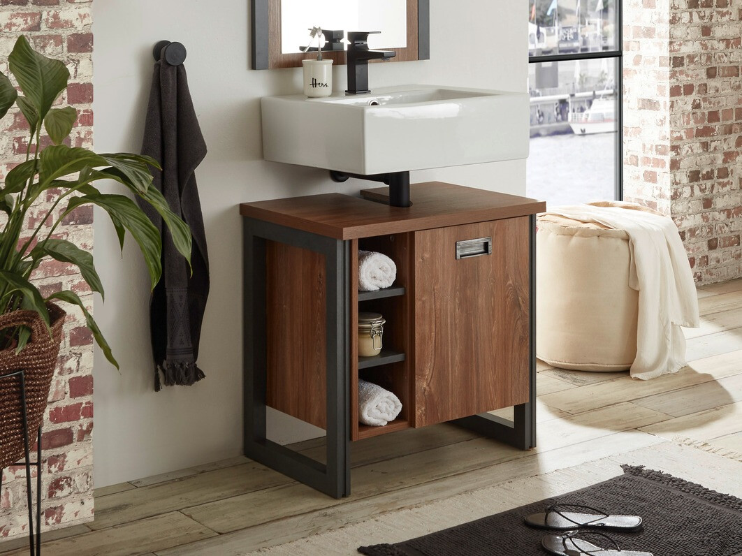 Όρθιο ντουλάπι νιπτήρα μπάνιου Virmeli 138