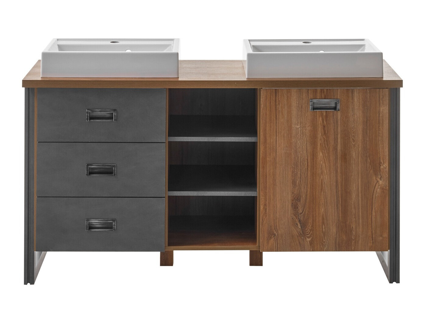 Όρθιο ντουλάπι νιπτήρα μπάνιου Virmeli 141