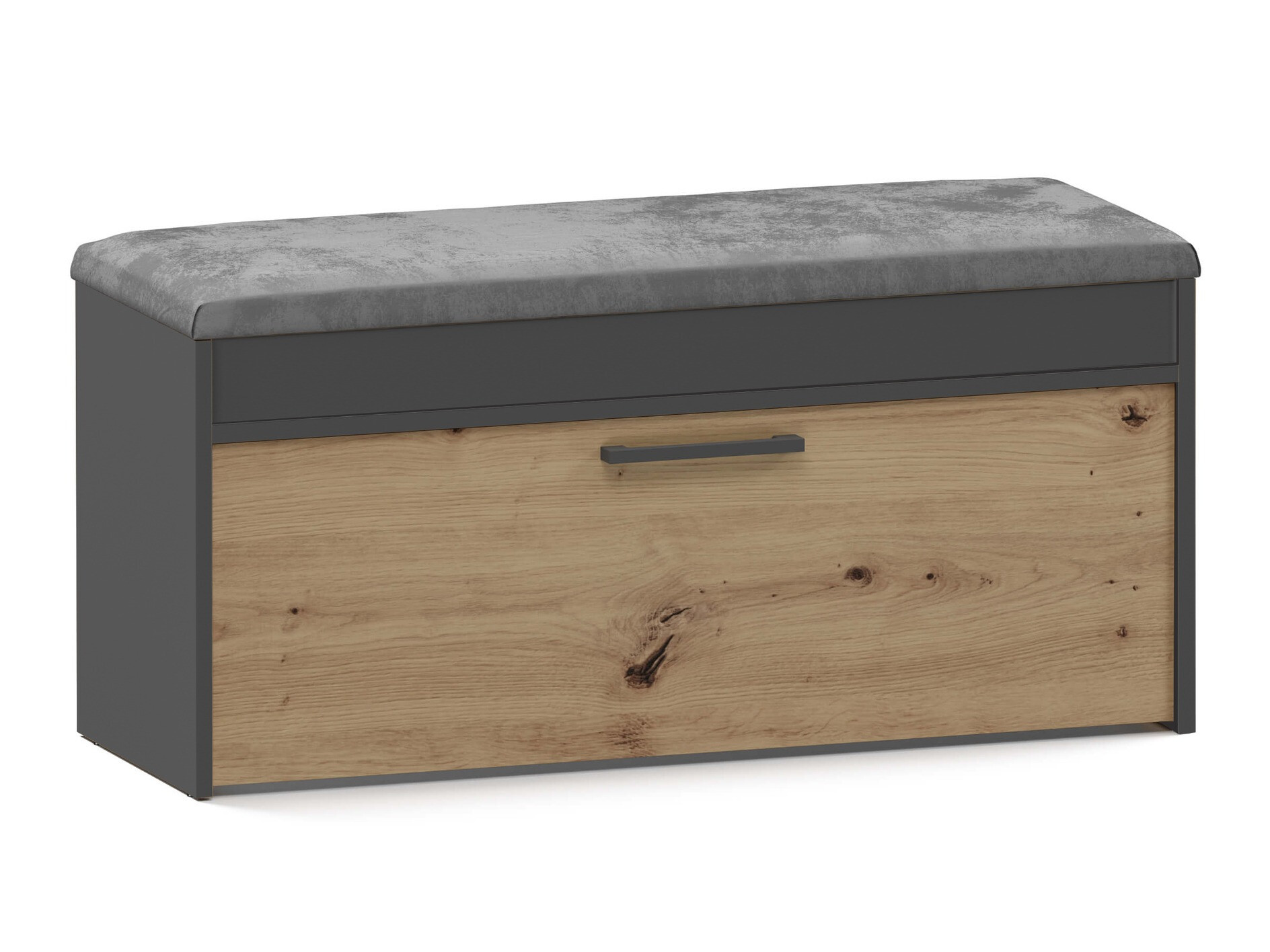 Shoe cabinet Mandeville 216 (Anthracite + Artisan oak)