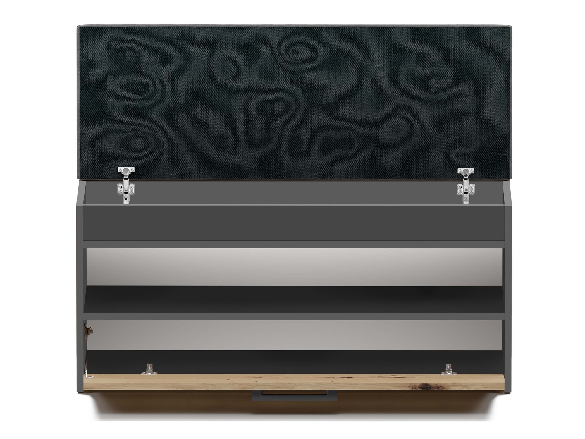 Shoe cabinet Mandeville 216 (Anthracite + Artisan oak)