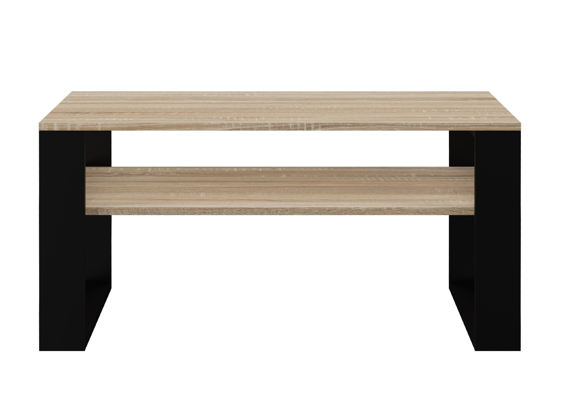 Τραπεζάκι σαλονιού Mandeville 208 (Sonoma οξιά + Μαύρο)