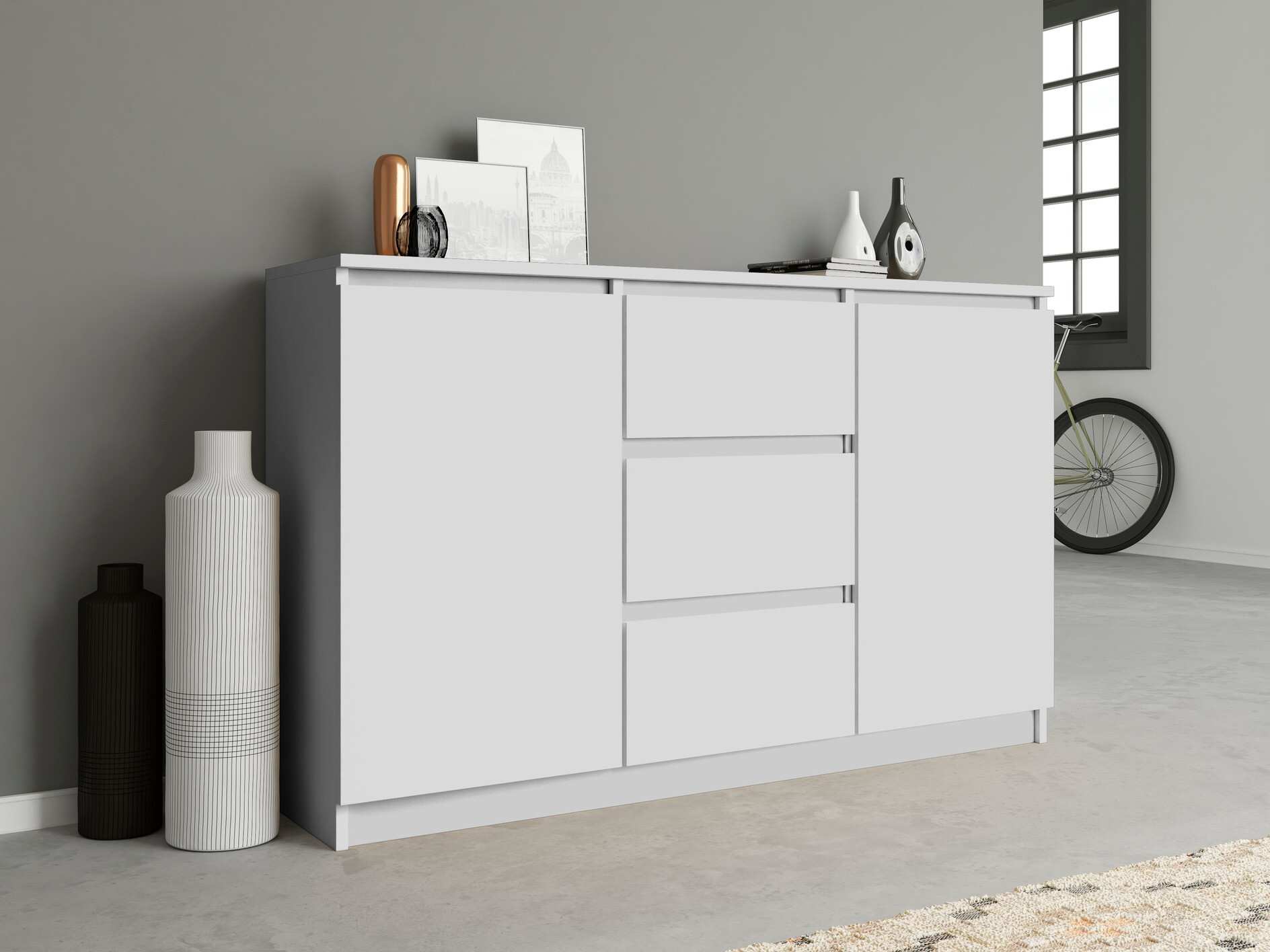 Chest of drawers Elbvelu 112 (White)