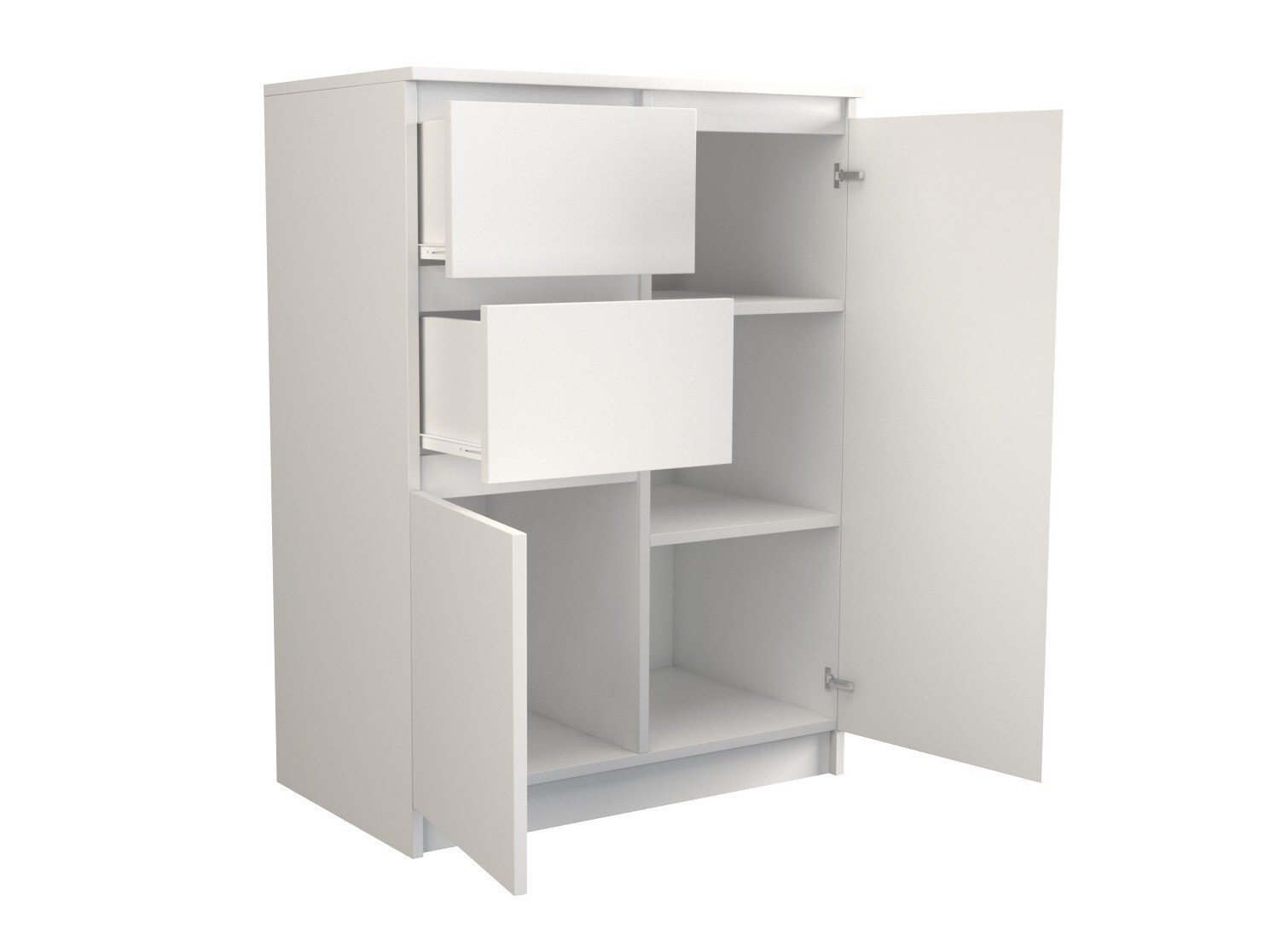 Συρταριέρα Elbvelu 111 (Άσπρο)