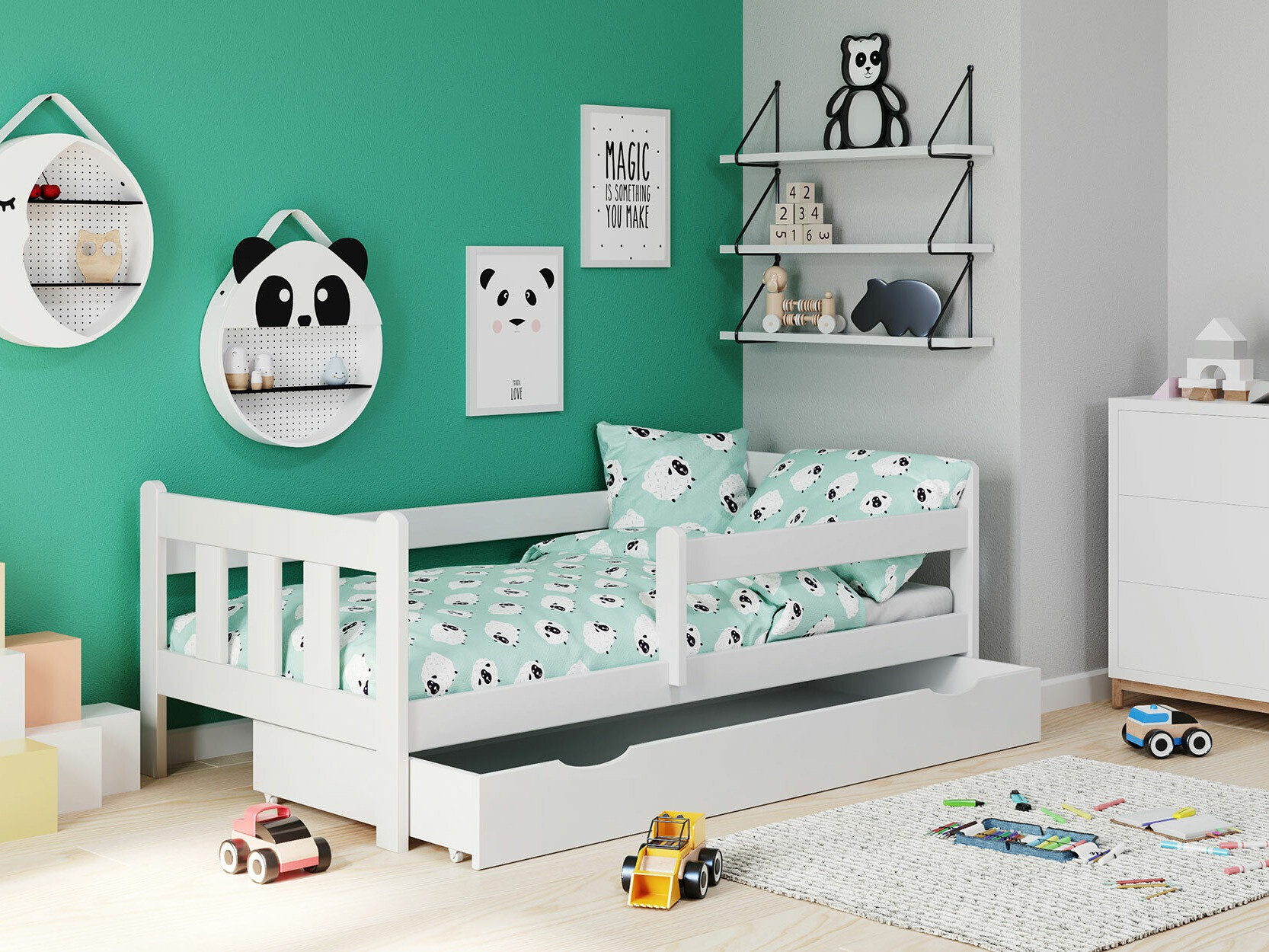 Bed Houston 889 (White)