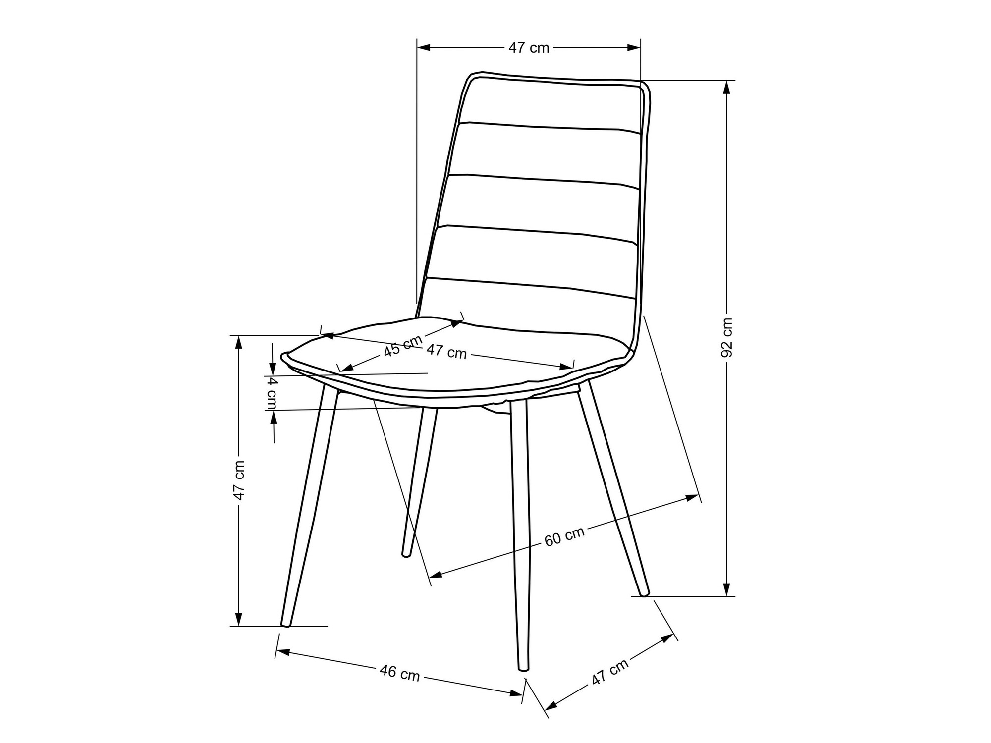 Chair Houston 1639 (Grey)