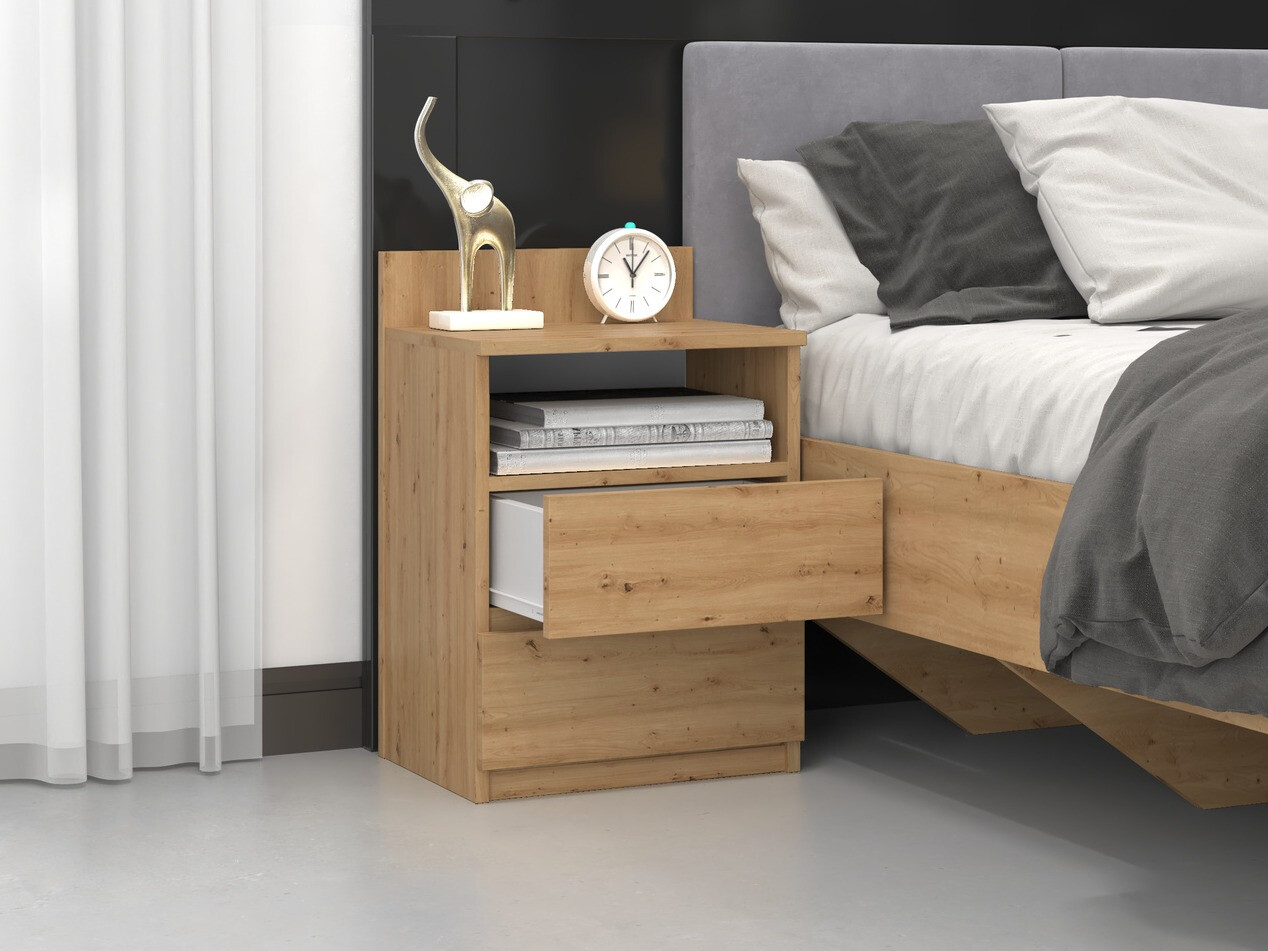 Bedside table Elbvelu 119 (Artisan oak)