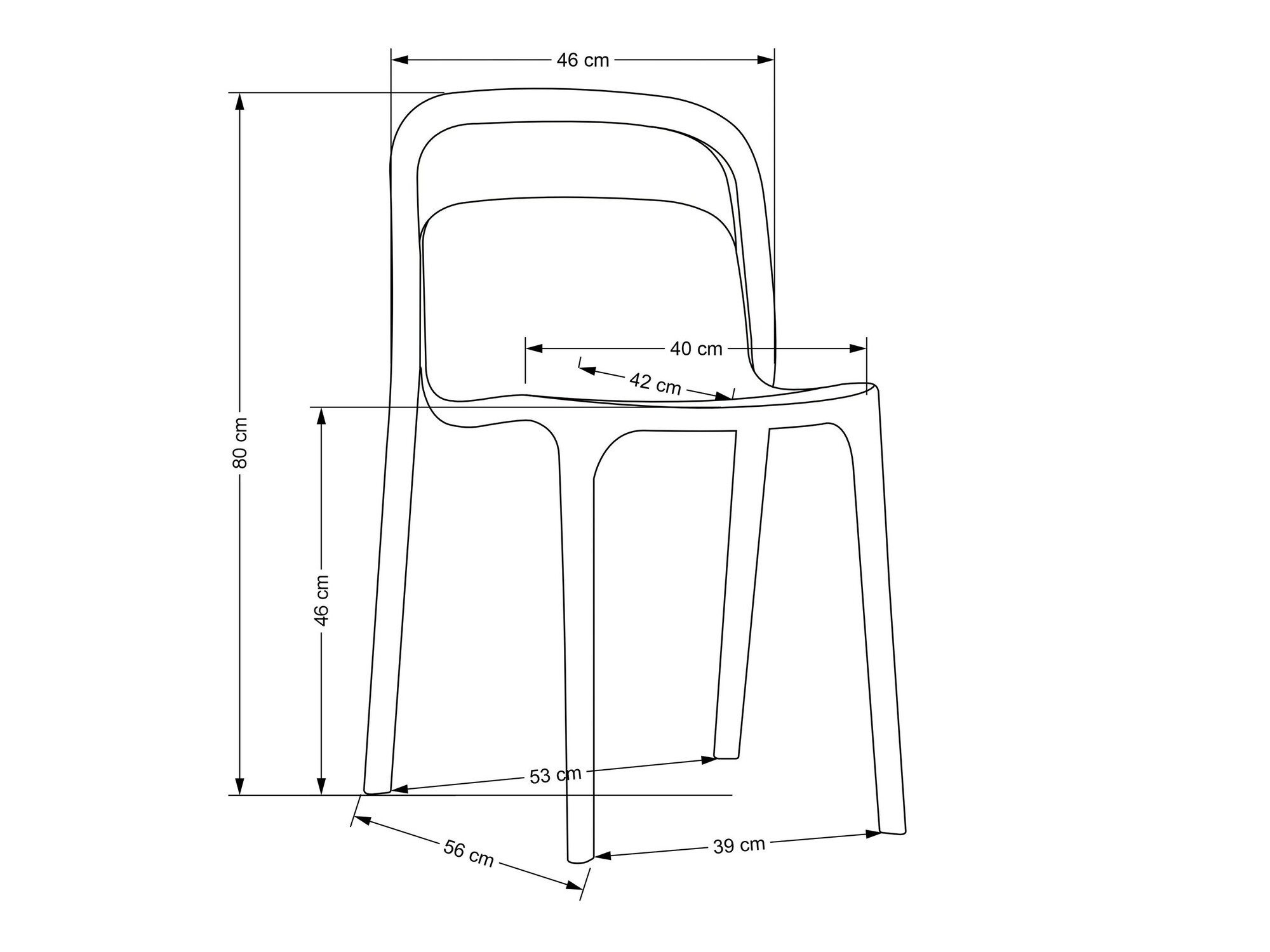 Chair Houston 1735 (White)