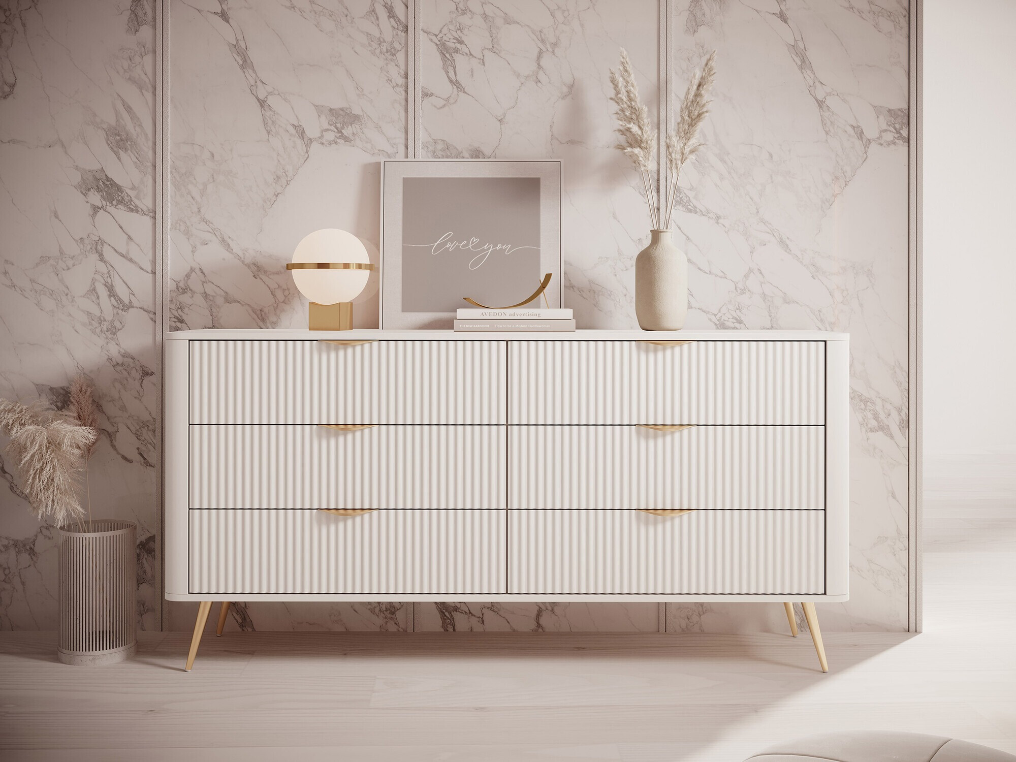 Συρταριέρα Lectum II (Μπεζ)